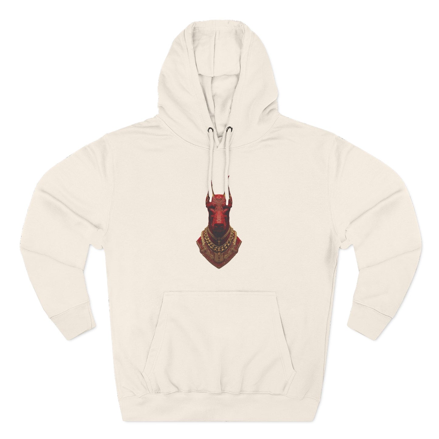 Doberman Goat 3 Fleece Hoodie