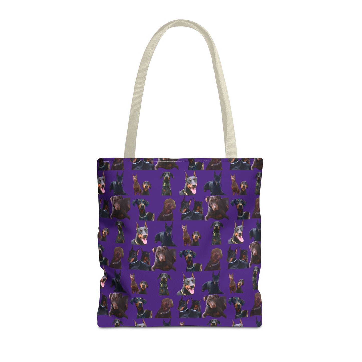 Edition 5 Doberman Model Pattern Purple Tote Bag