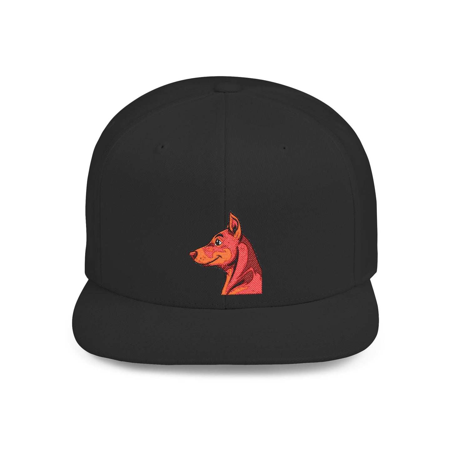 Custom Embroidered Flat Bill Snapback