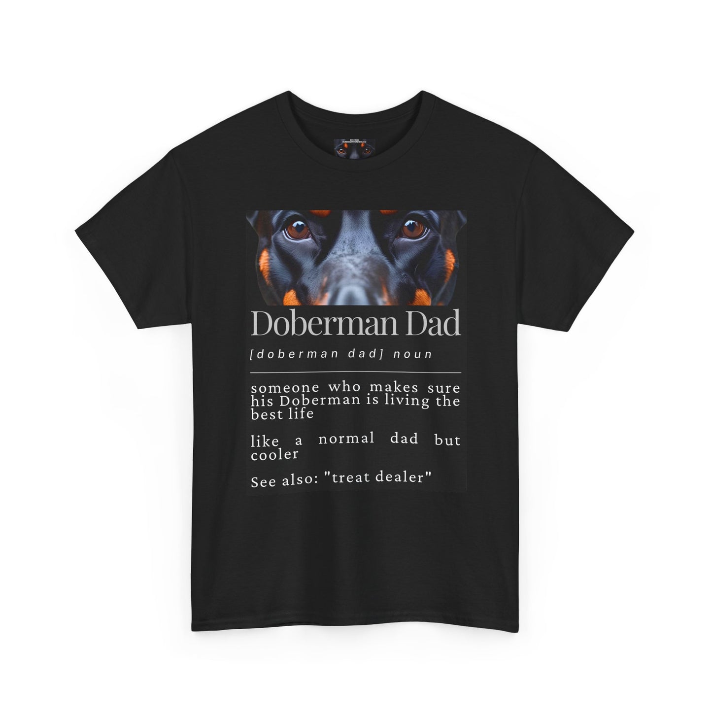 Doberman Dad S1 Private Lable Unisex Heavy Cotton Tee