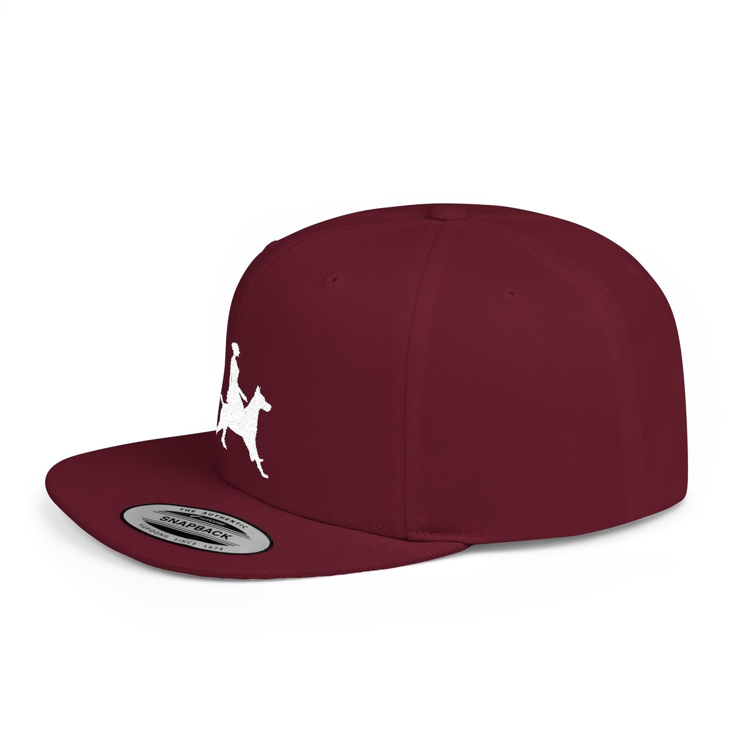 Queen 2 Embroidered Flat Bill Snapback