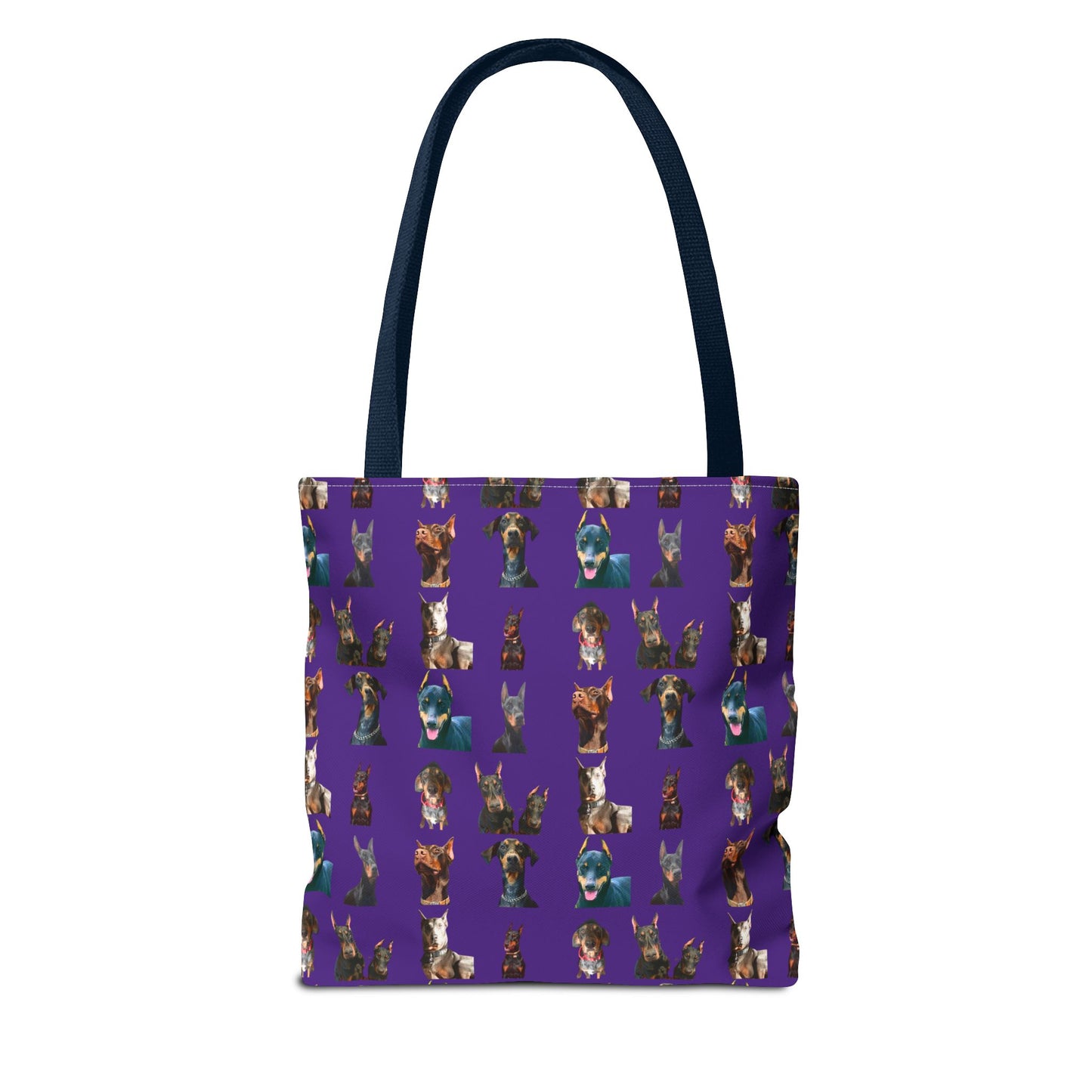 Edition 4 Doberman Model Pattern Purple Tote Bag