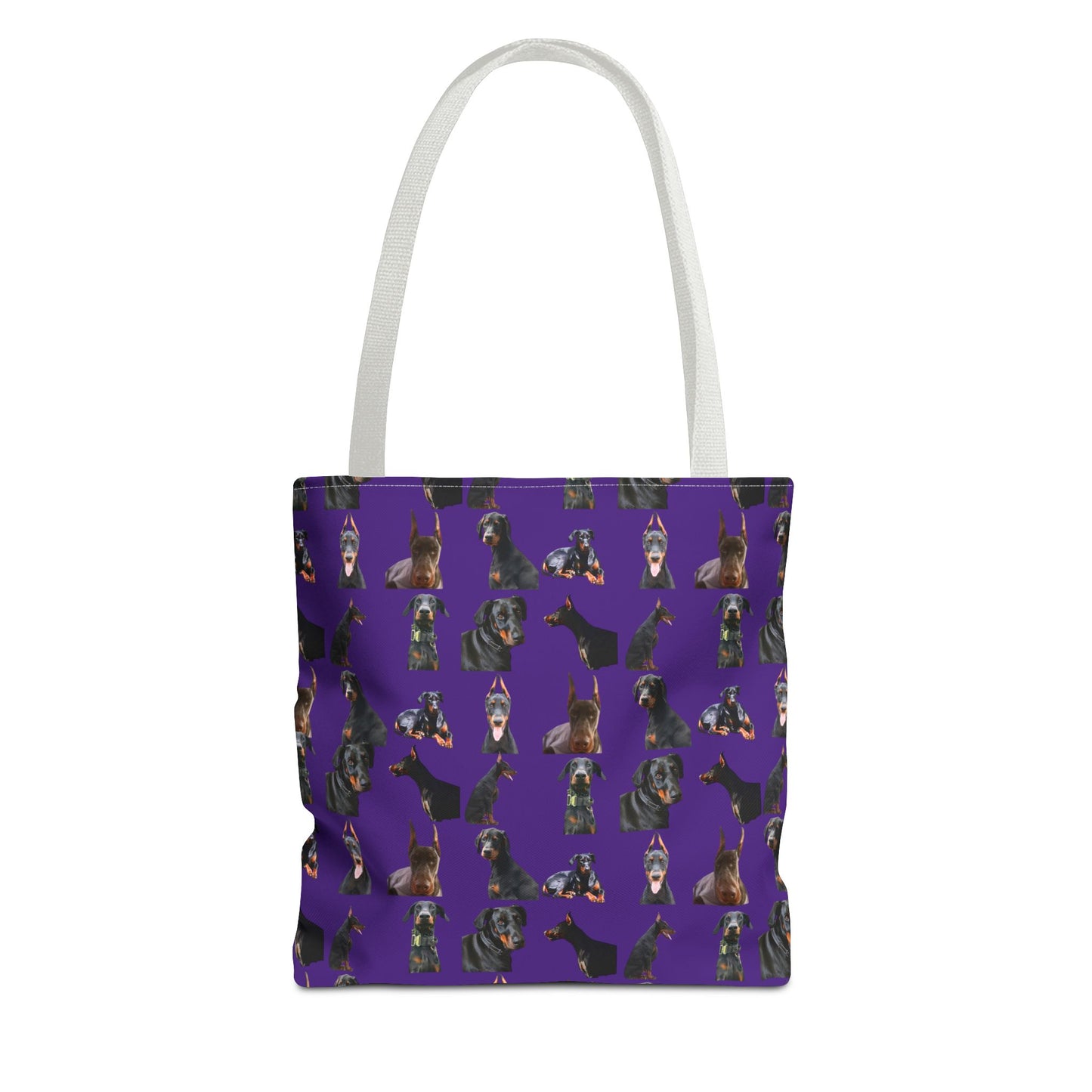 Edition 6 Doberman Model Pattern Purple Tote Bag