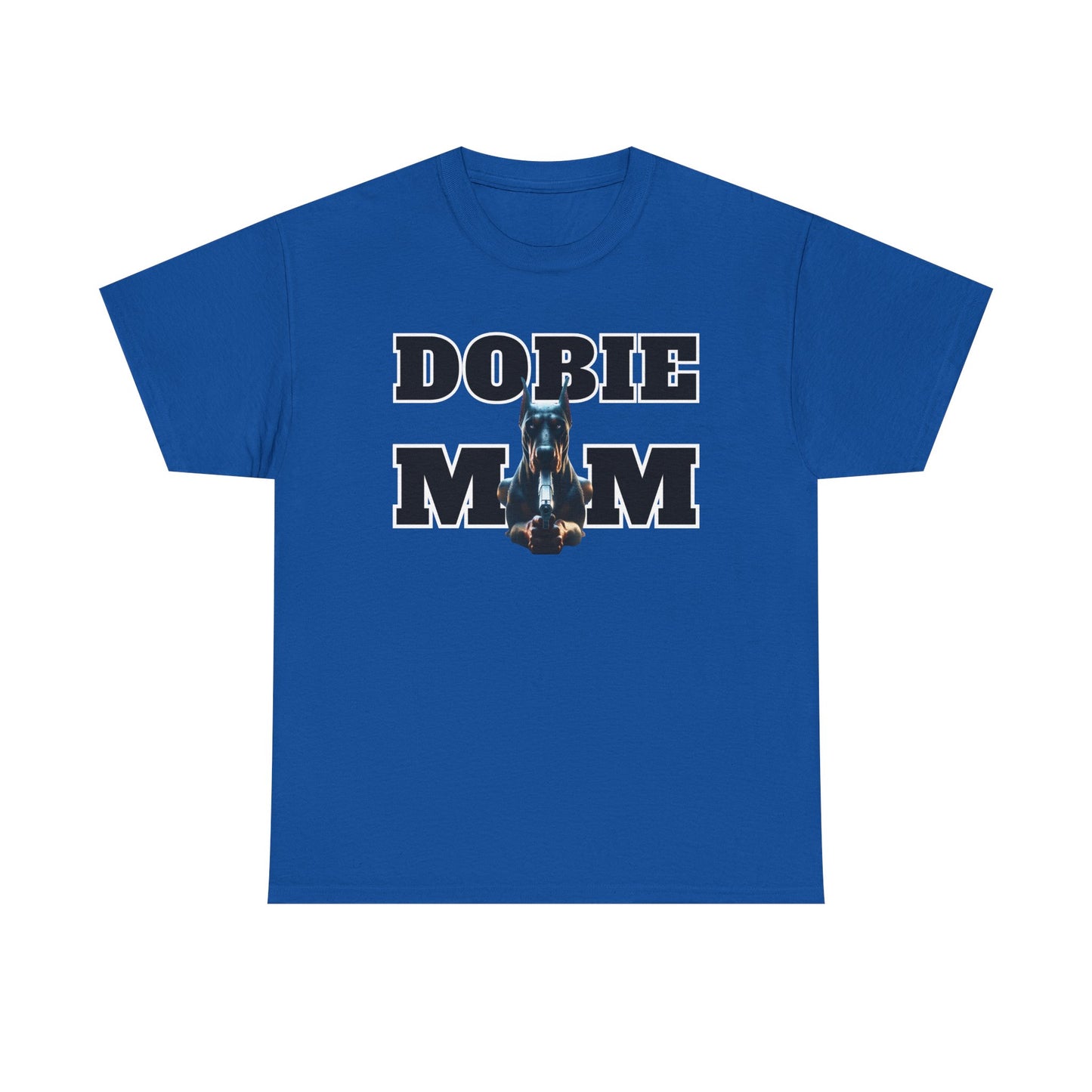Dobie Mom 06 2025 Unisex Heavy Cotton Tee