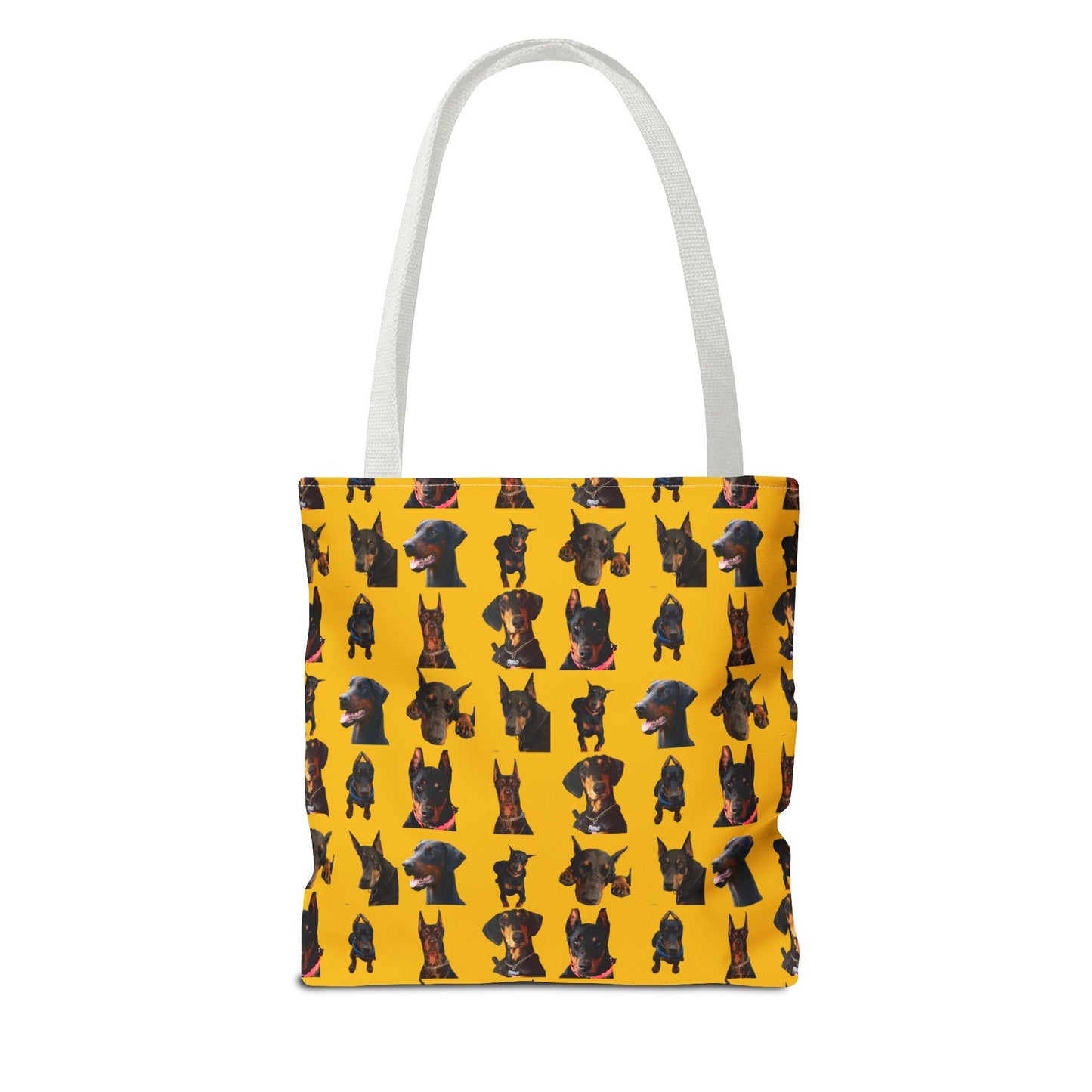 Edition 2 Doberman Model Pattern Yellow Tote Bag