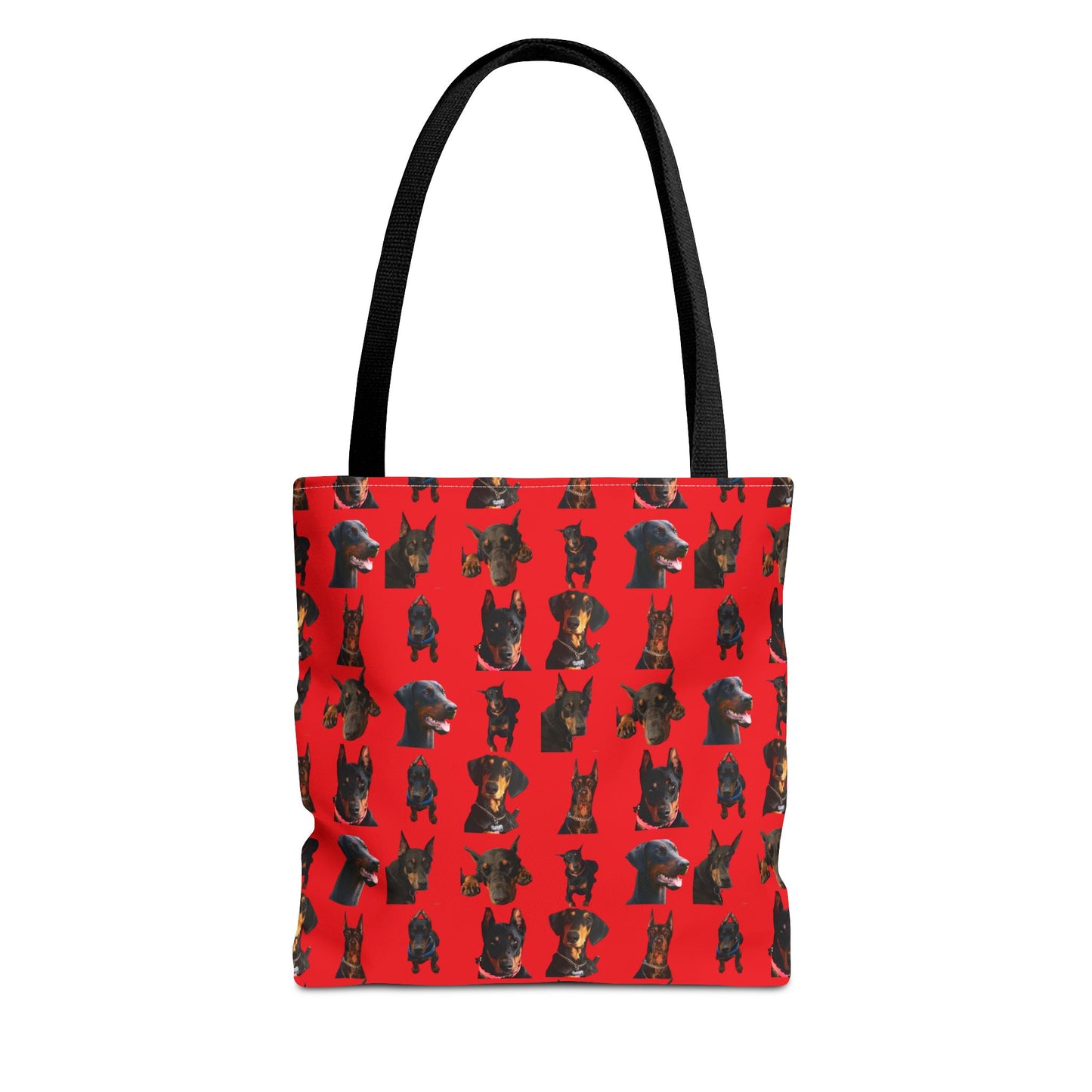 Edition 2 Doberman Model Pattern Red Tote Bag