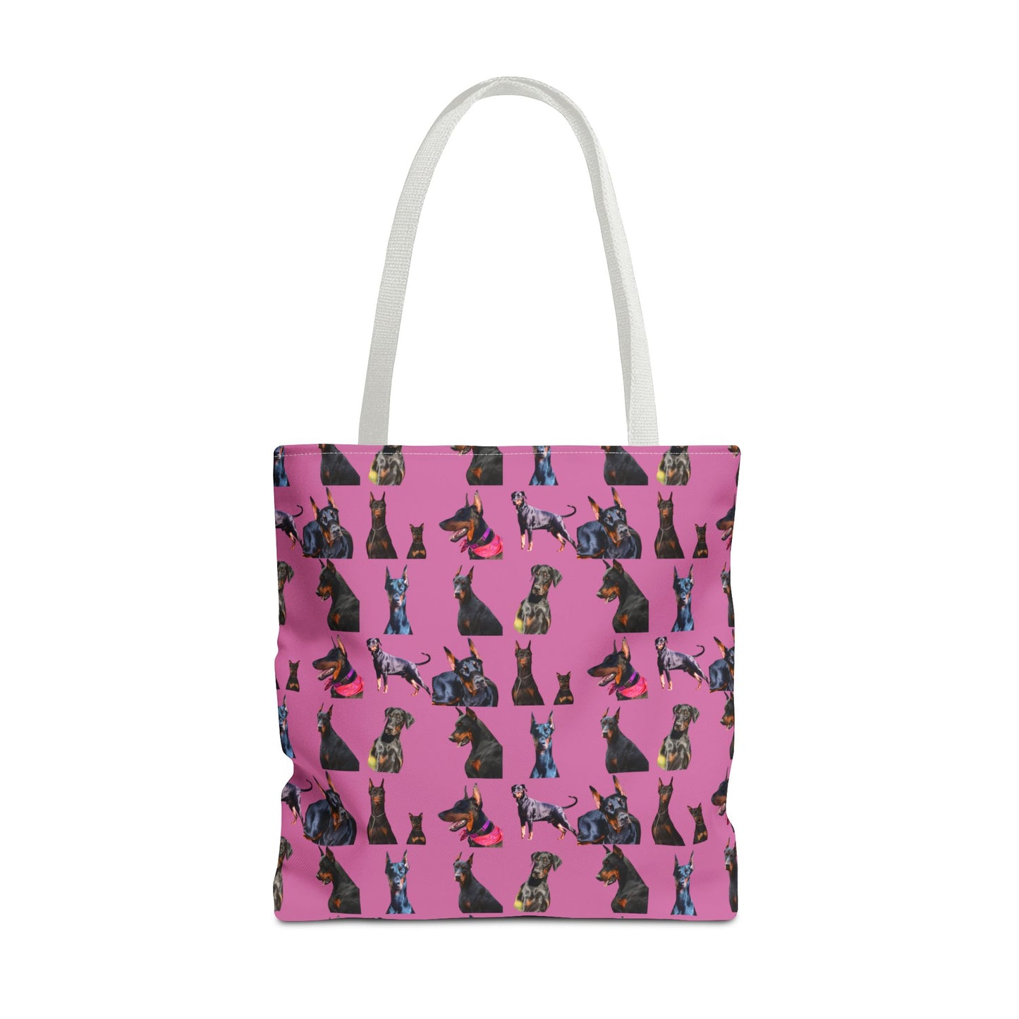 Edition 7 Doberman Model Pattern Light Pink Tote Bag