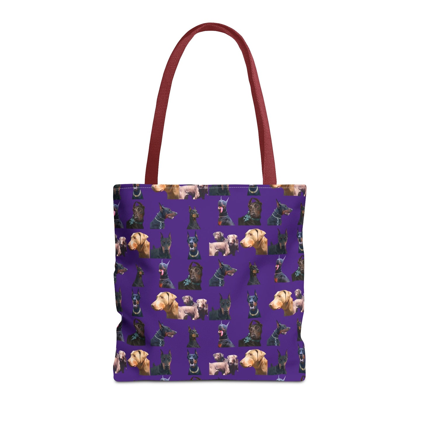 Edition 8 Doberman Model Pattern Purple Tote Bag