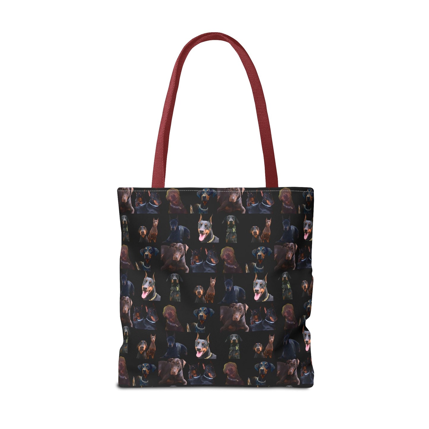 Edition 5 Doberman Model Pattern Black Tote Bag