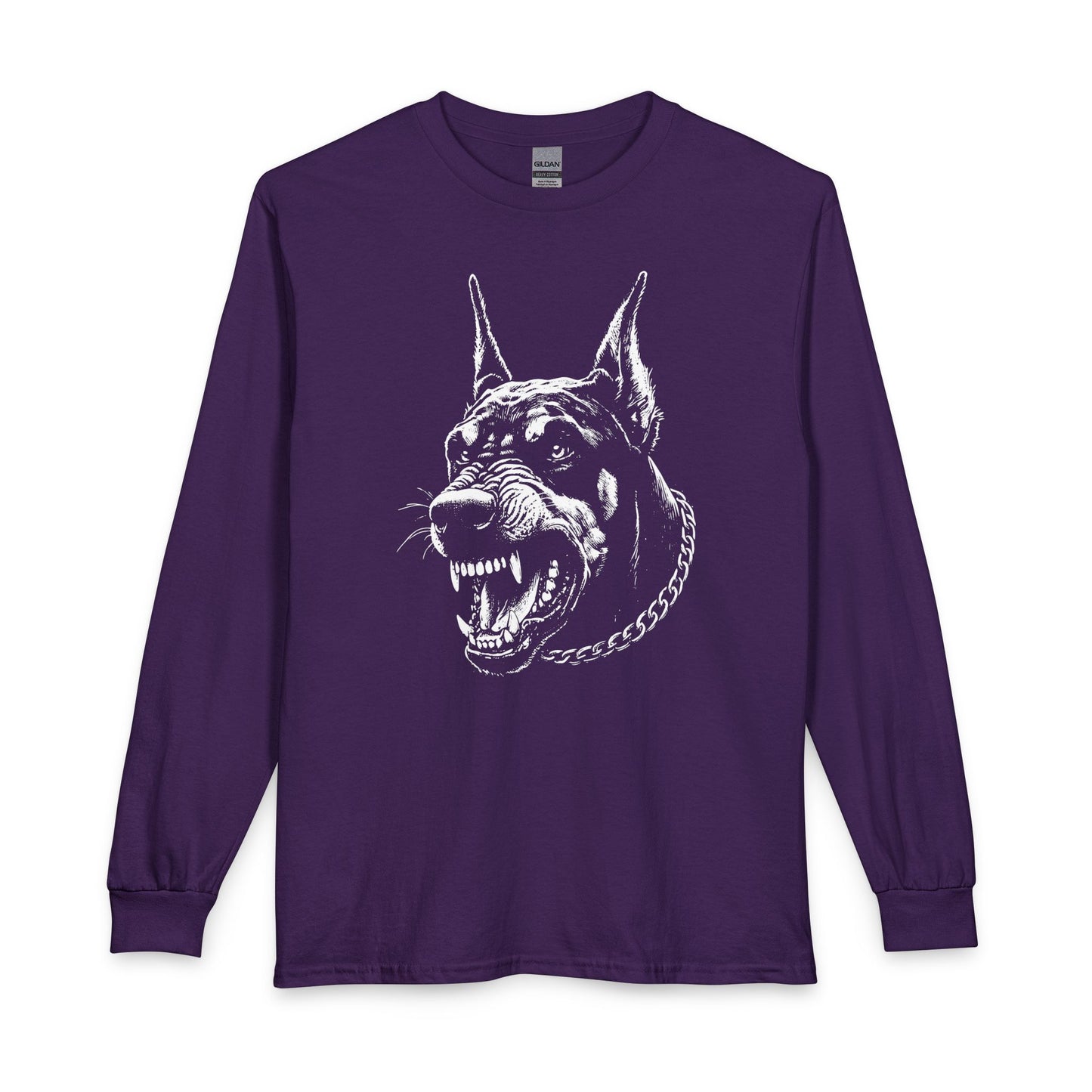 Protect 1  Long Sleeve Tee — Festive Doberman