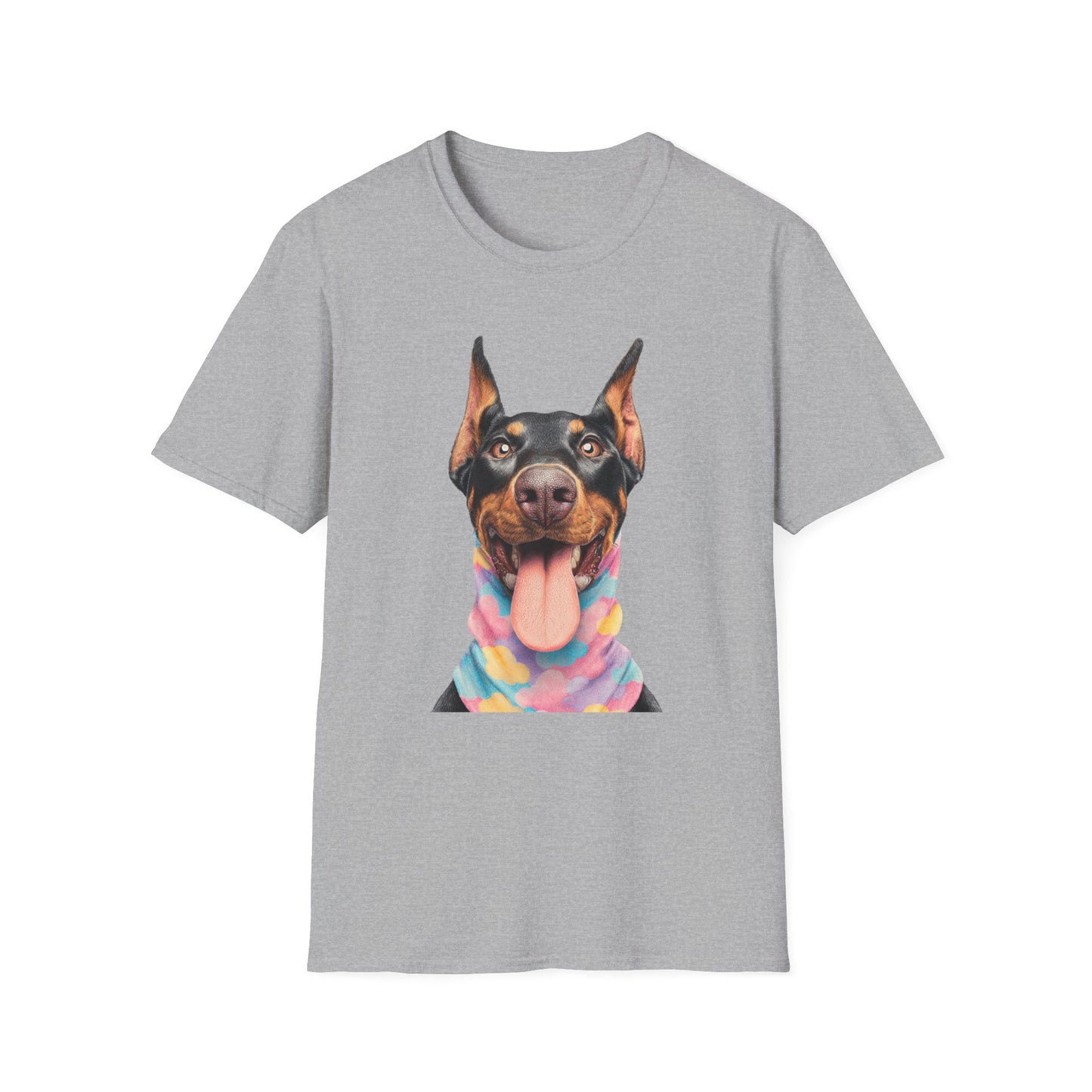Doberman 1 Portrait T‑Shirt