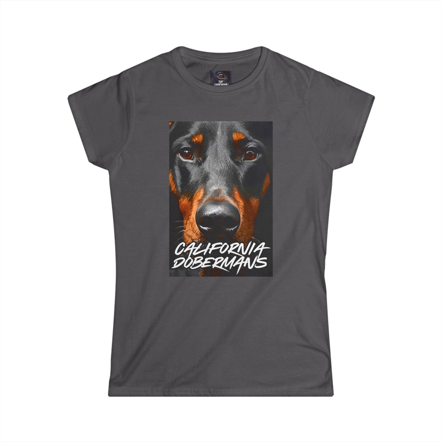 Doberman California 1 Women's Softstyle Tee