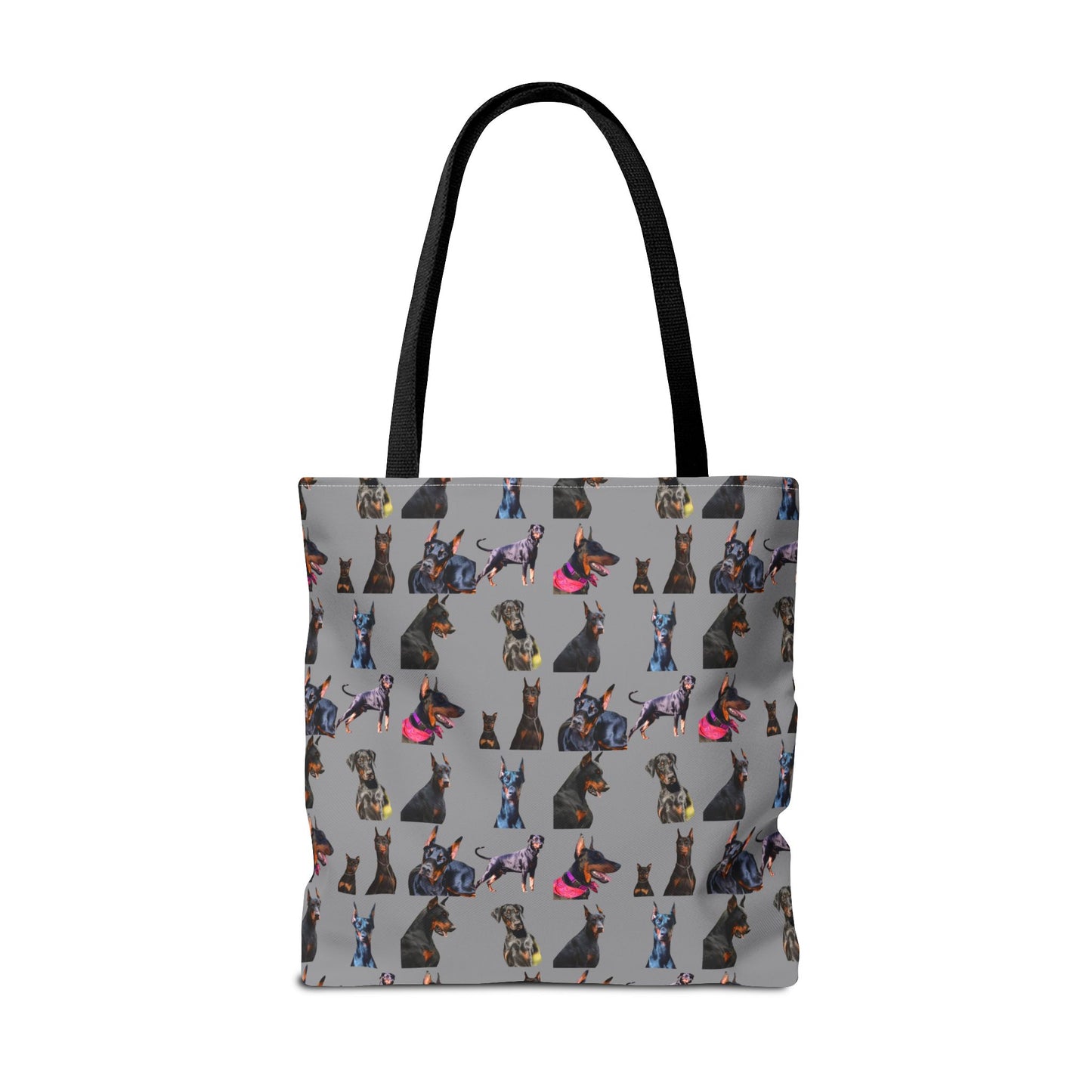 Edition 7 Doberman Model Pattern Gray Tote Bag