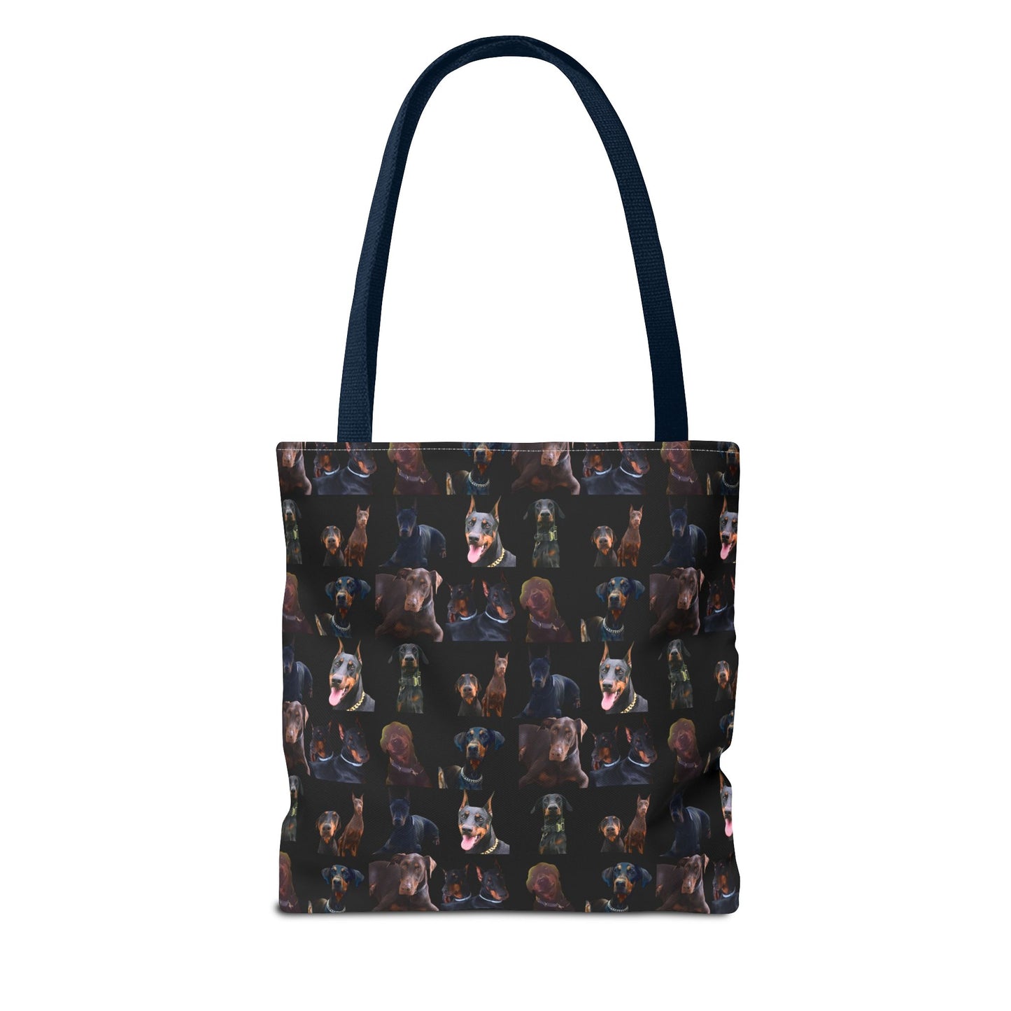 Edition 5 Doberman Model Pattern Black Tote Bag