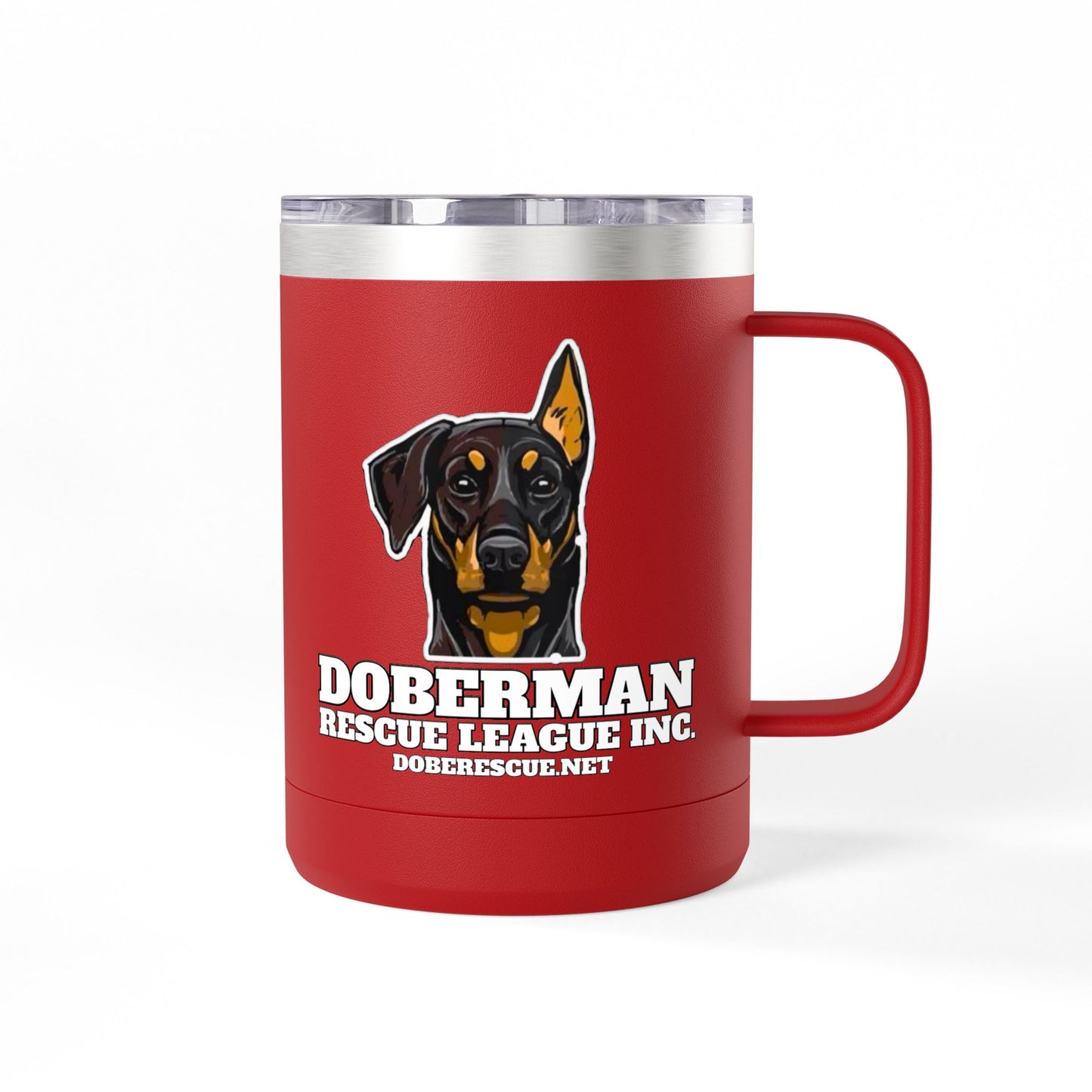 Doberman Rescue League 15oz Insulated Coffee Tumbler