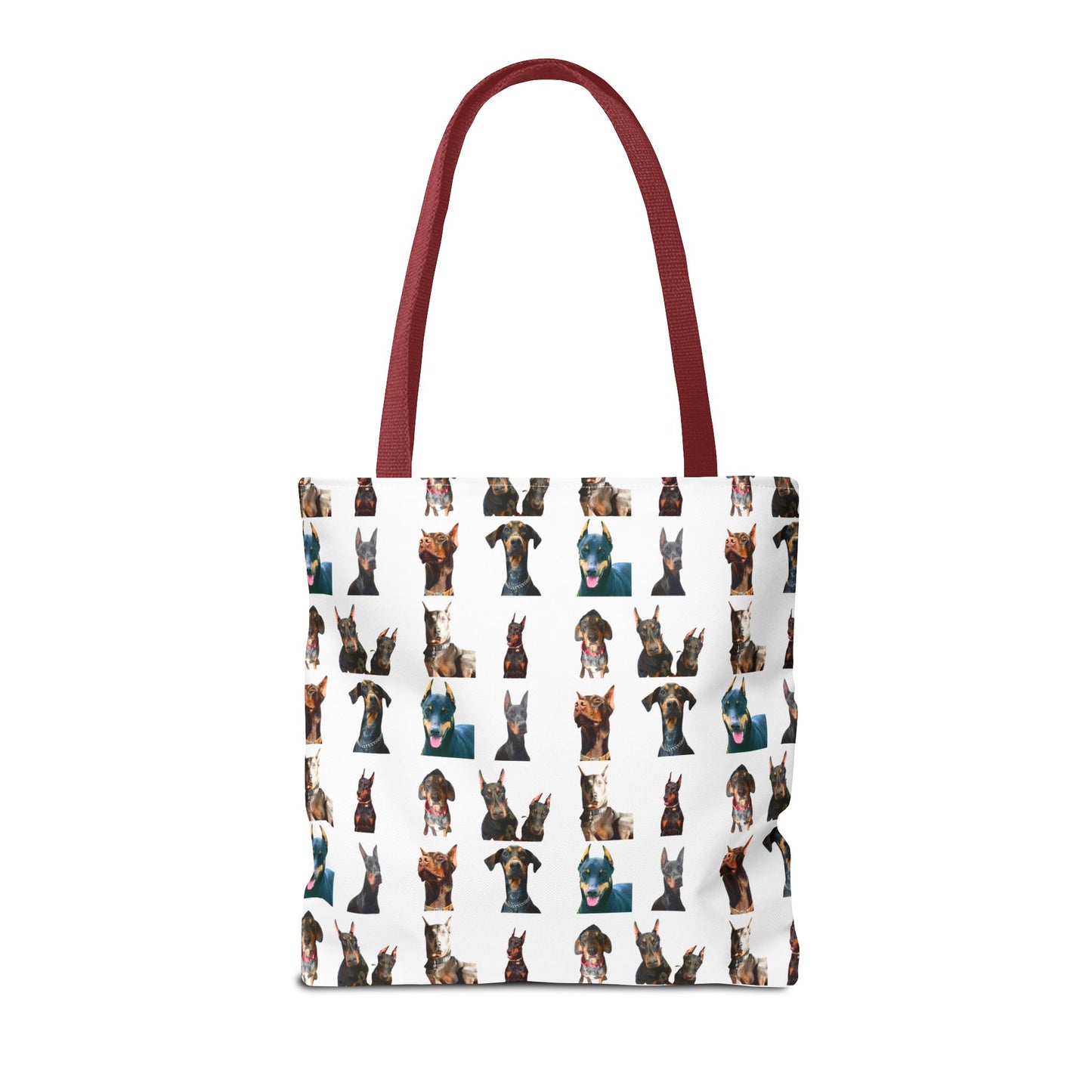 Edition 4 Doberman Model Pattern White Tote Bag