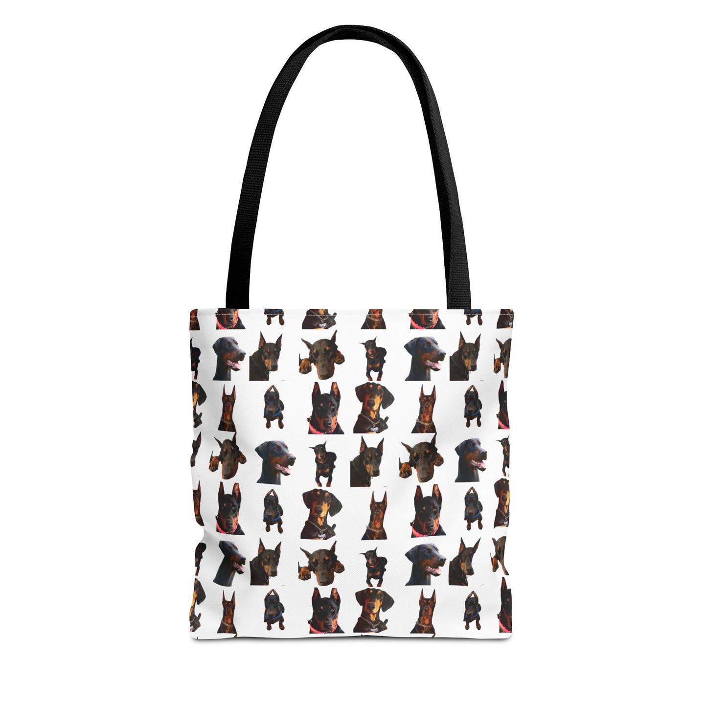 Edition 2 Doberman Model Pattern White Tote Bag