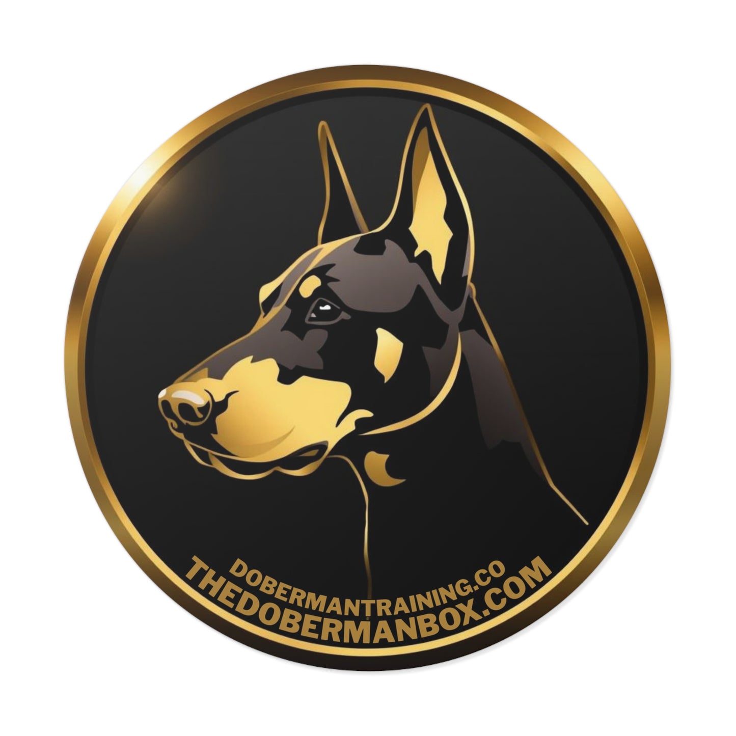 Doberman Decal (thedobermanbox.com)