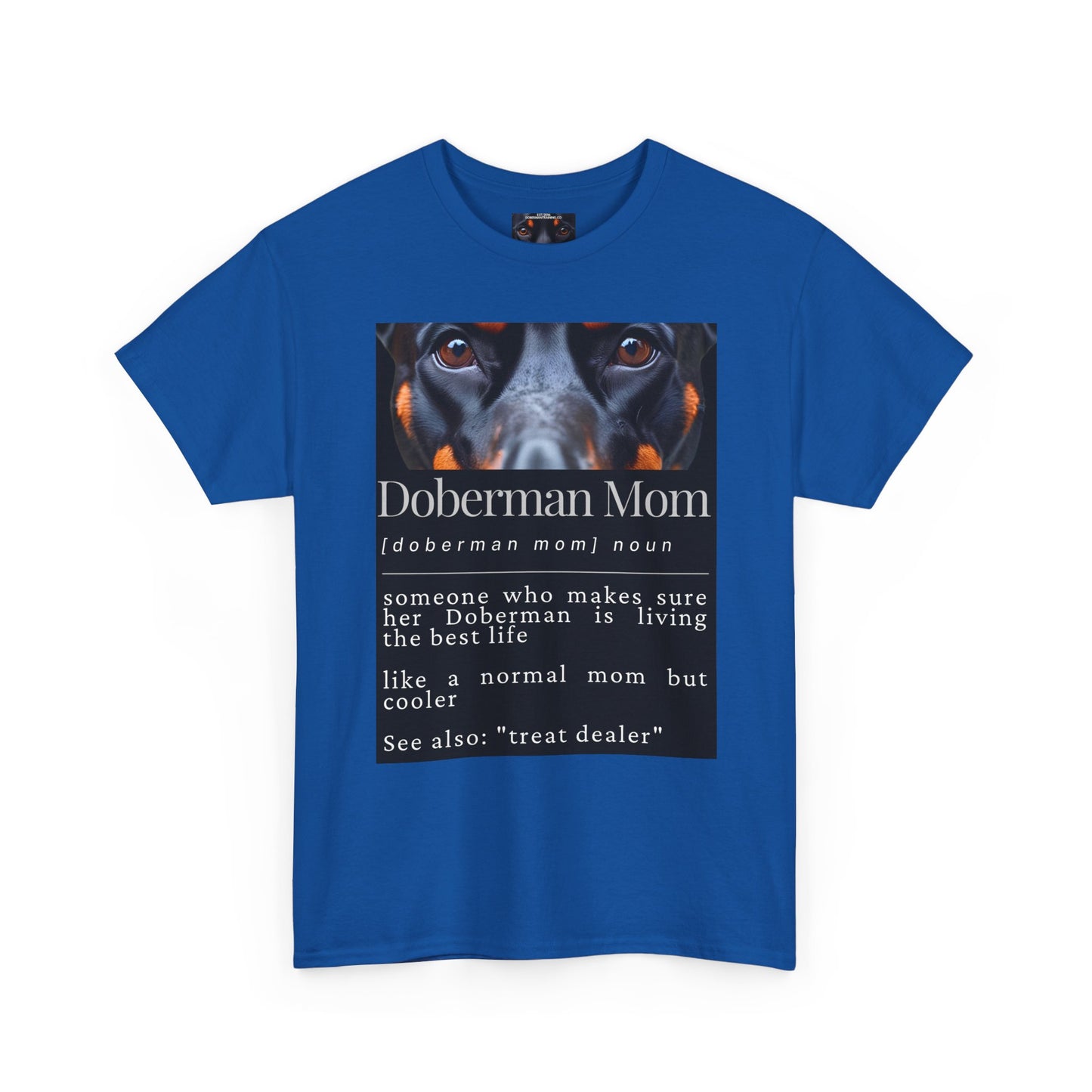 Doberman Mom S1 Private Lable Unisex Heavy Cotton Tee