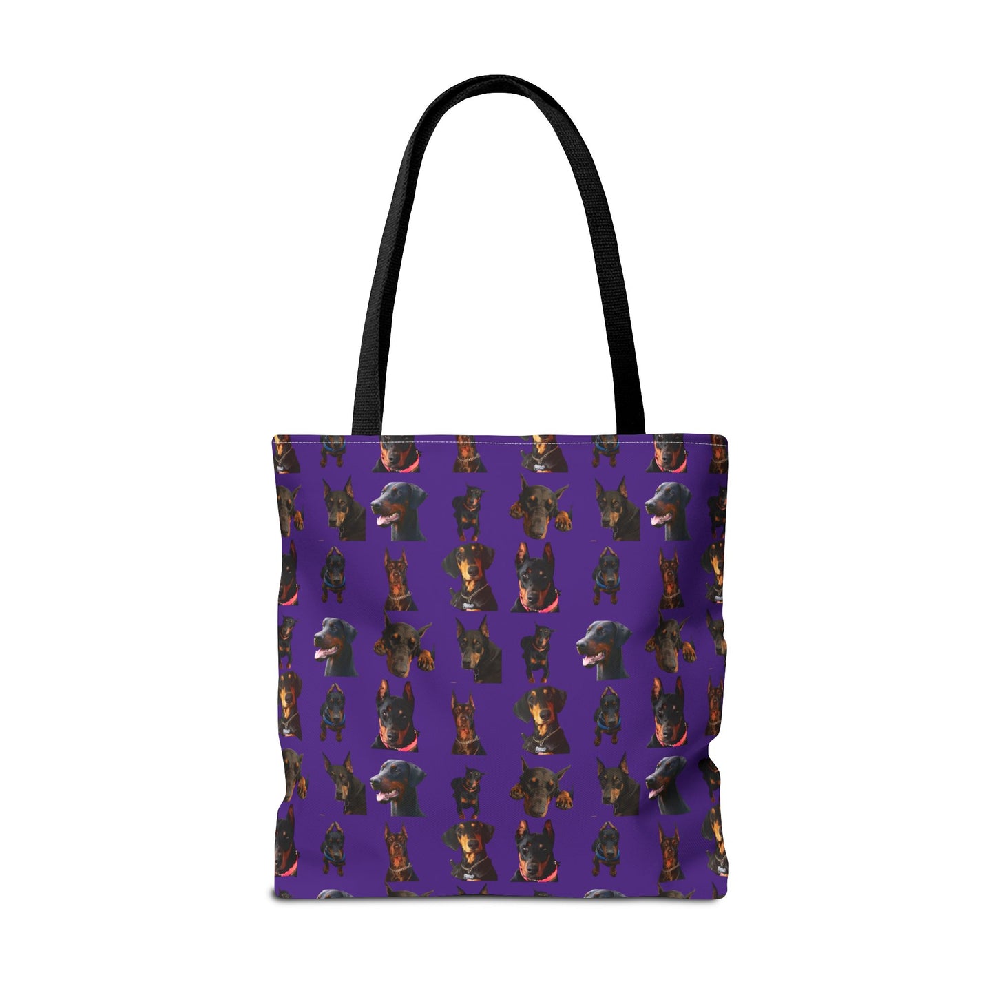 Edition 2 Doberman Model Pattern Purple Tote Bag