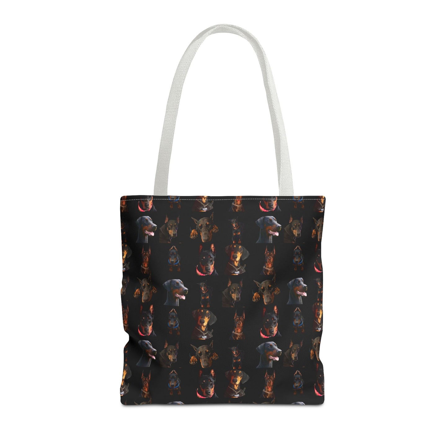Edition 2 Doberman Model Pattern Black Tote Bag