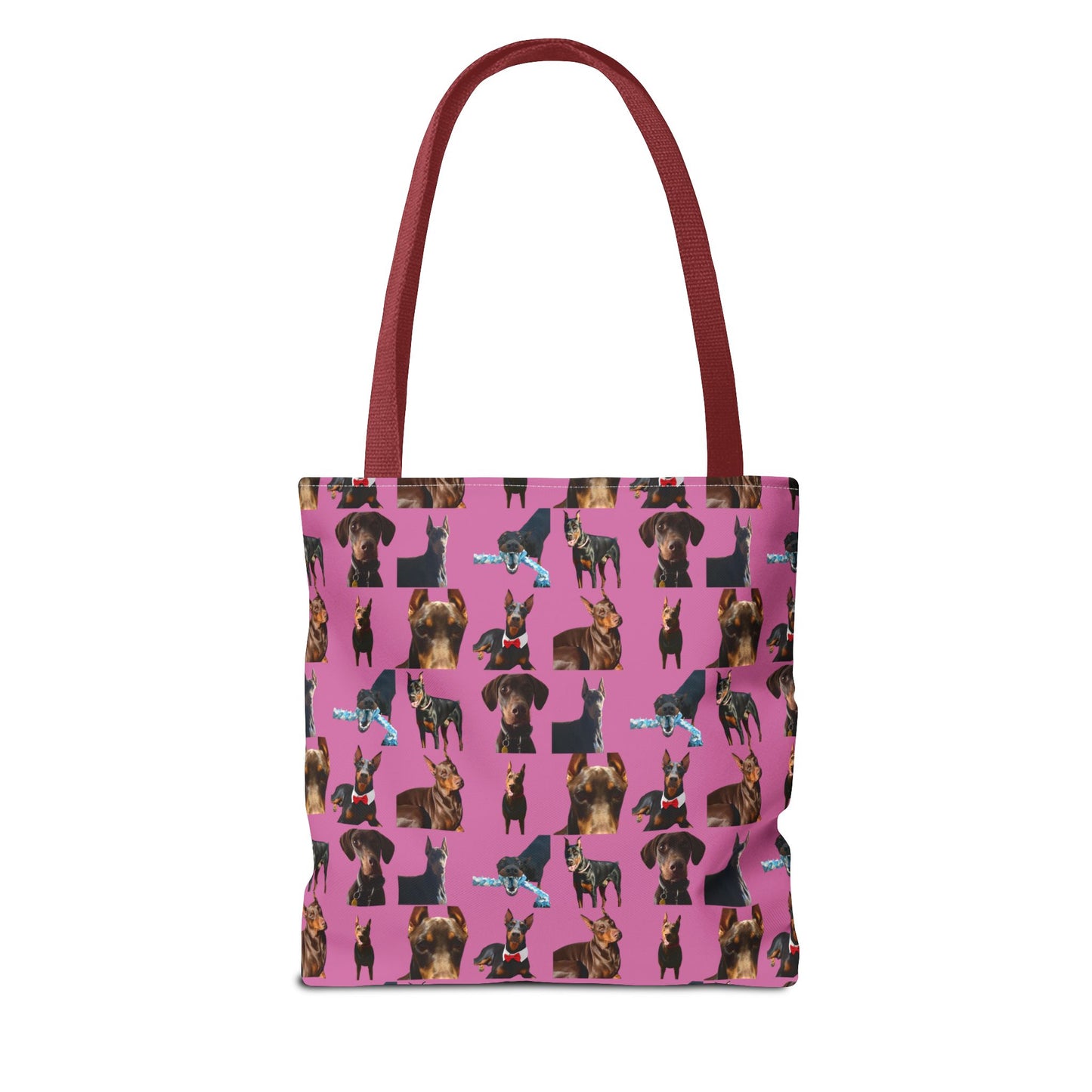 Edition 1 Doberman Model Pattern Pink Tote Bag