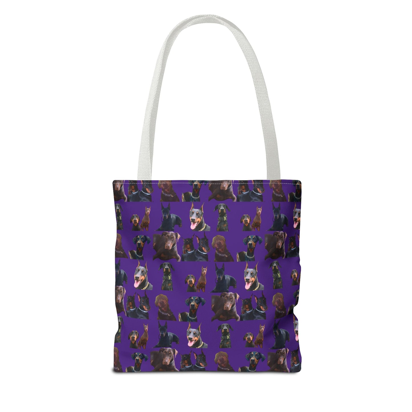Edition 5 Doberman Model Pattern Purple Tote Bag