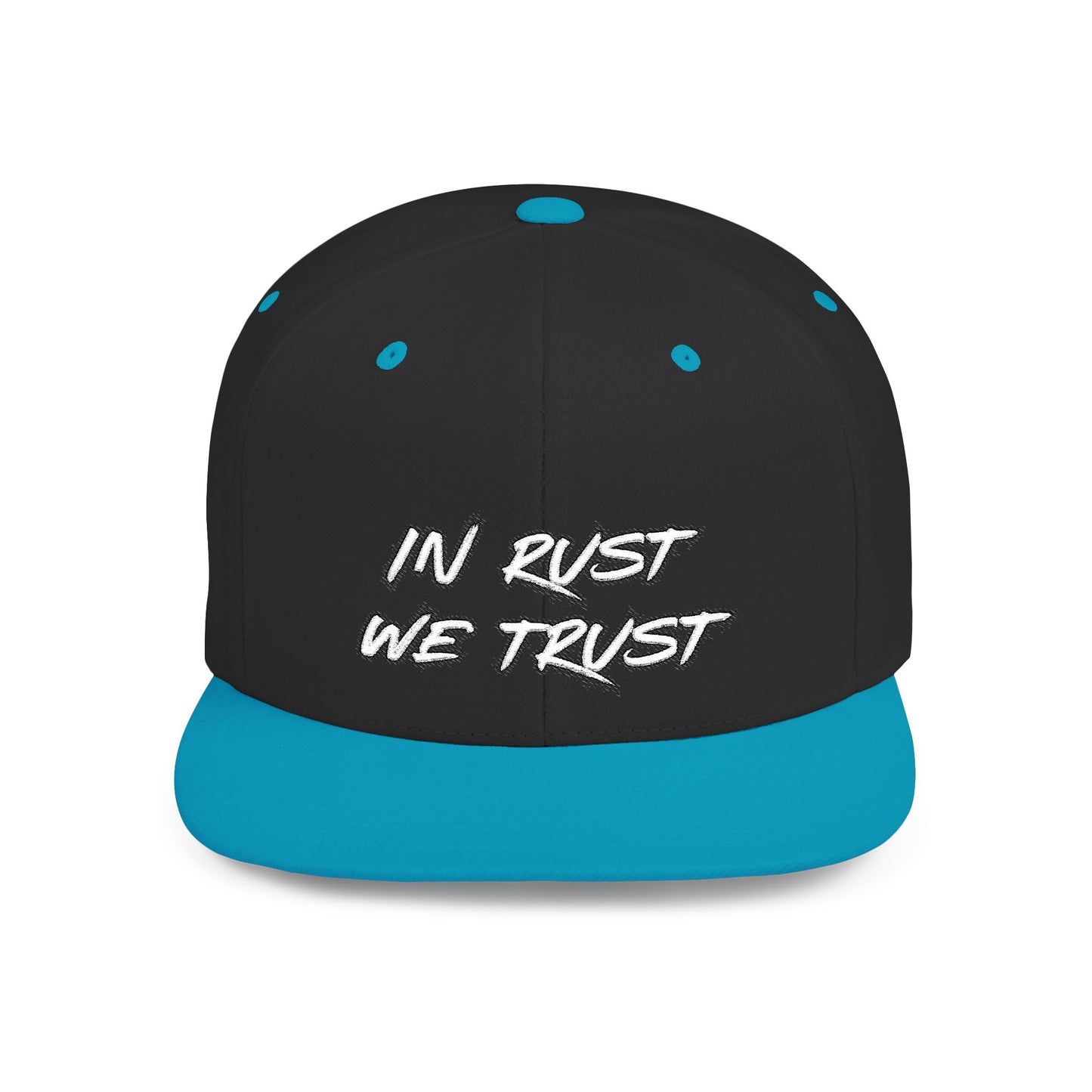 Rust 1 Embroidered Flat Bill Snapback