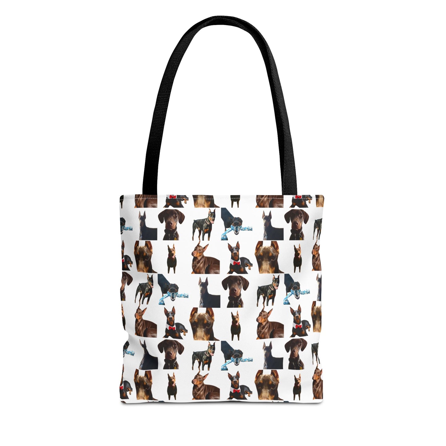 Edition 1 Doberman Model Pattern White Tote Bag