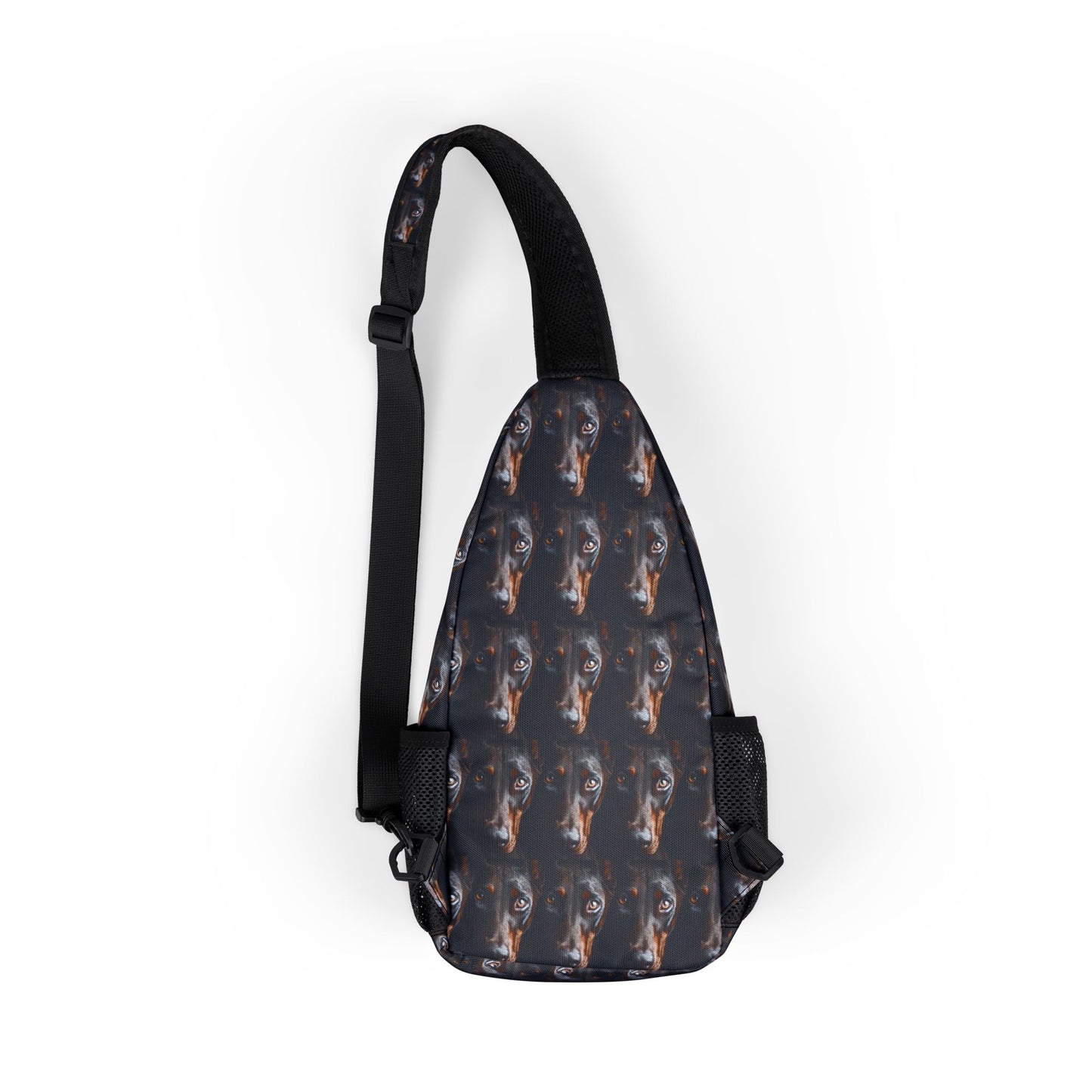 Sleek Doberman 2 Pattern Chest Bag — Minimalist Sling Pack