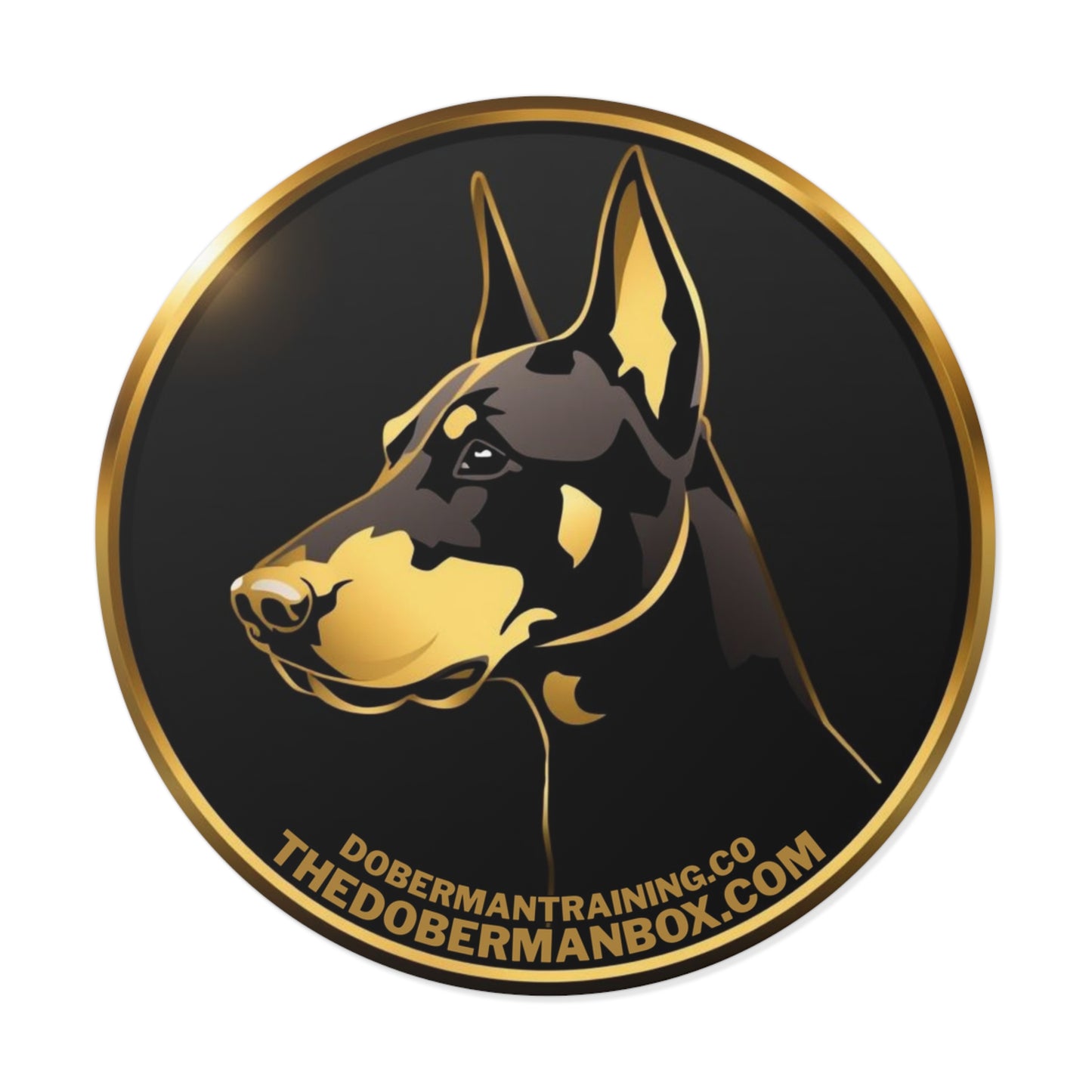 Doberman Decal (thedobermanbox.com)