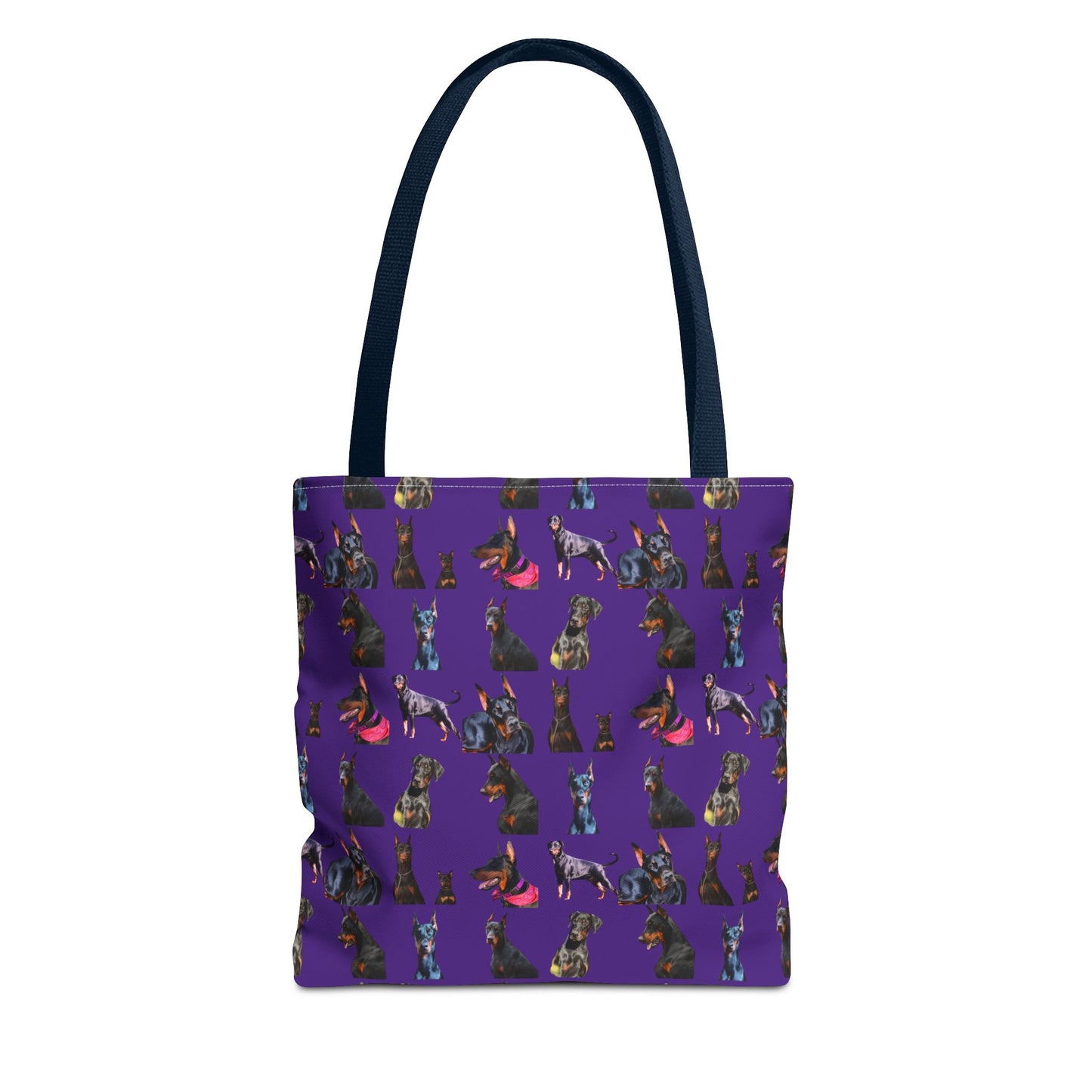 Edition 7 Doberman Model Pattern Purple Tote Bag