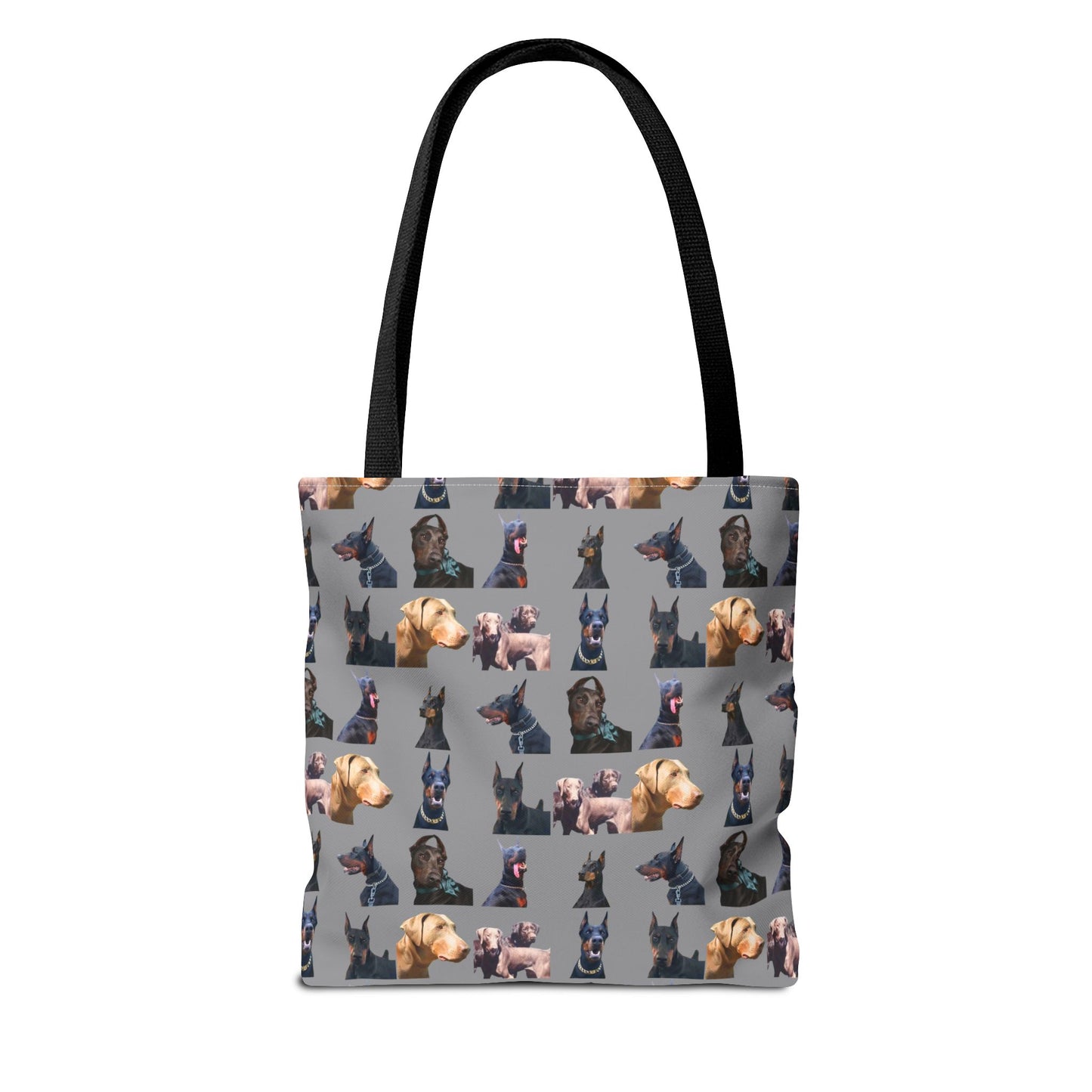 Edition 8 Doberman Model Pattern Gray Tote Bag