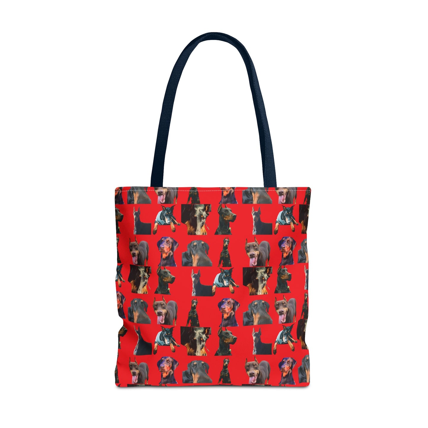 Edition 3 Doberman Model Pattern Red Tote Bag