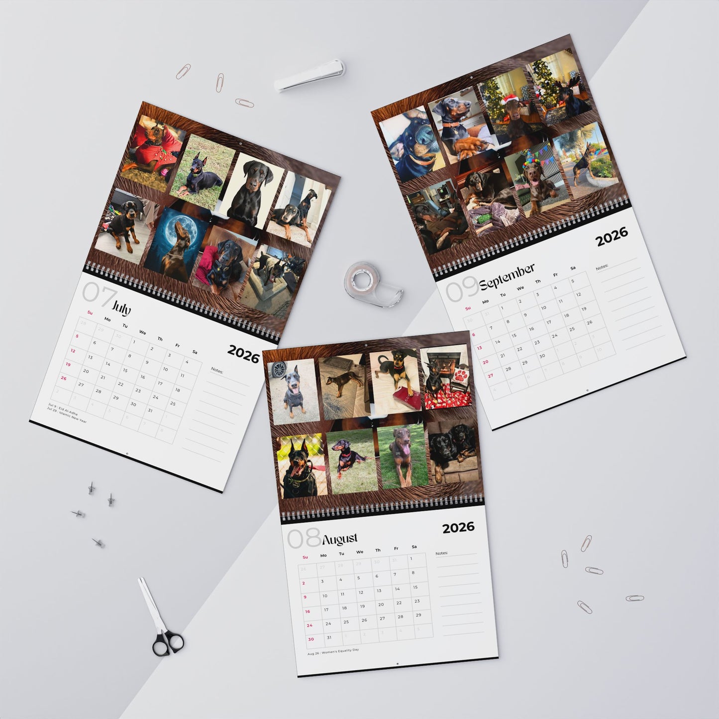Edition 10 2026 Doberman Calendars