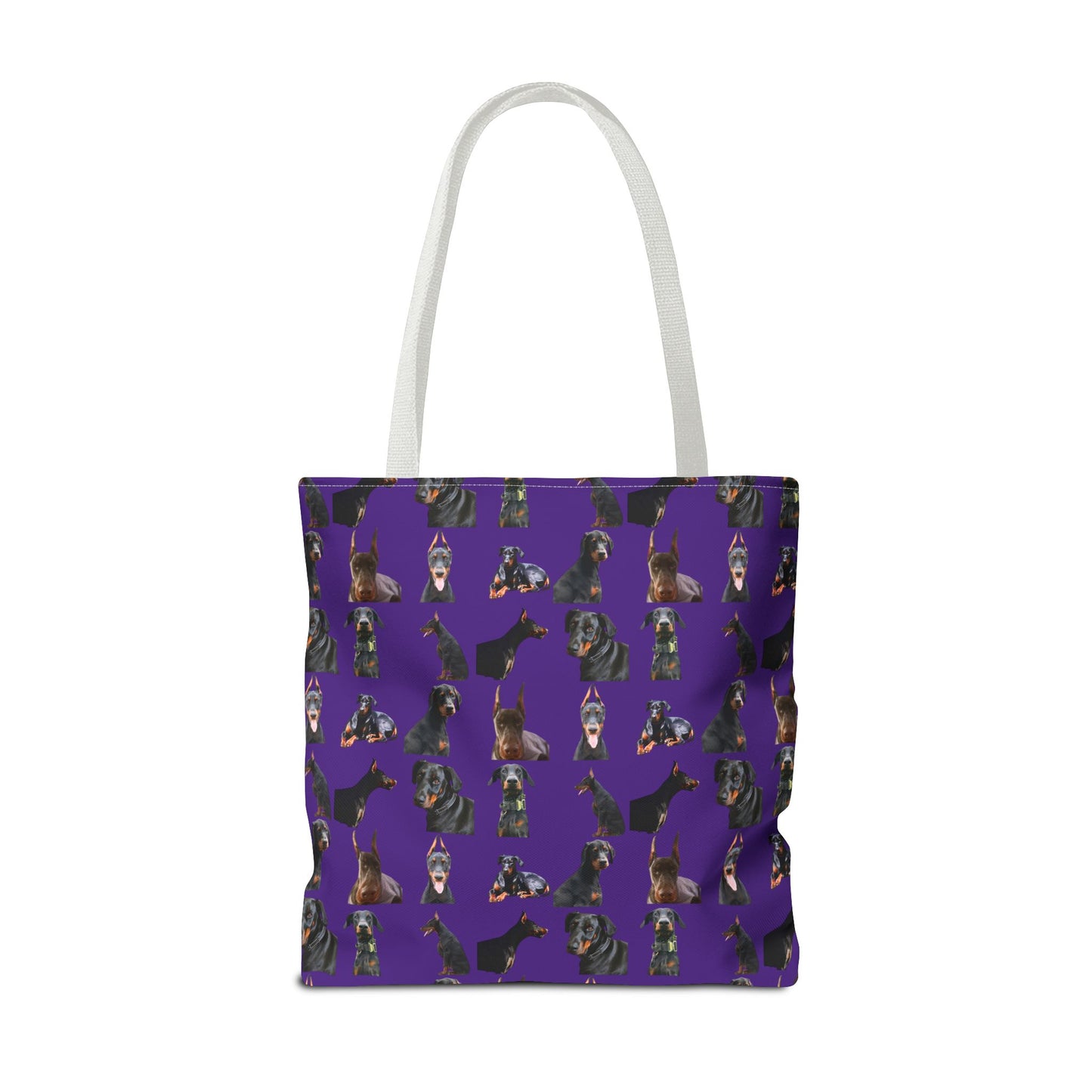 Edition 6 Doberman Model Pattern Purple Tote Bag