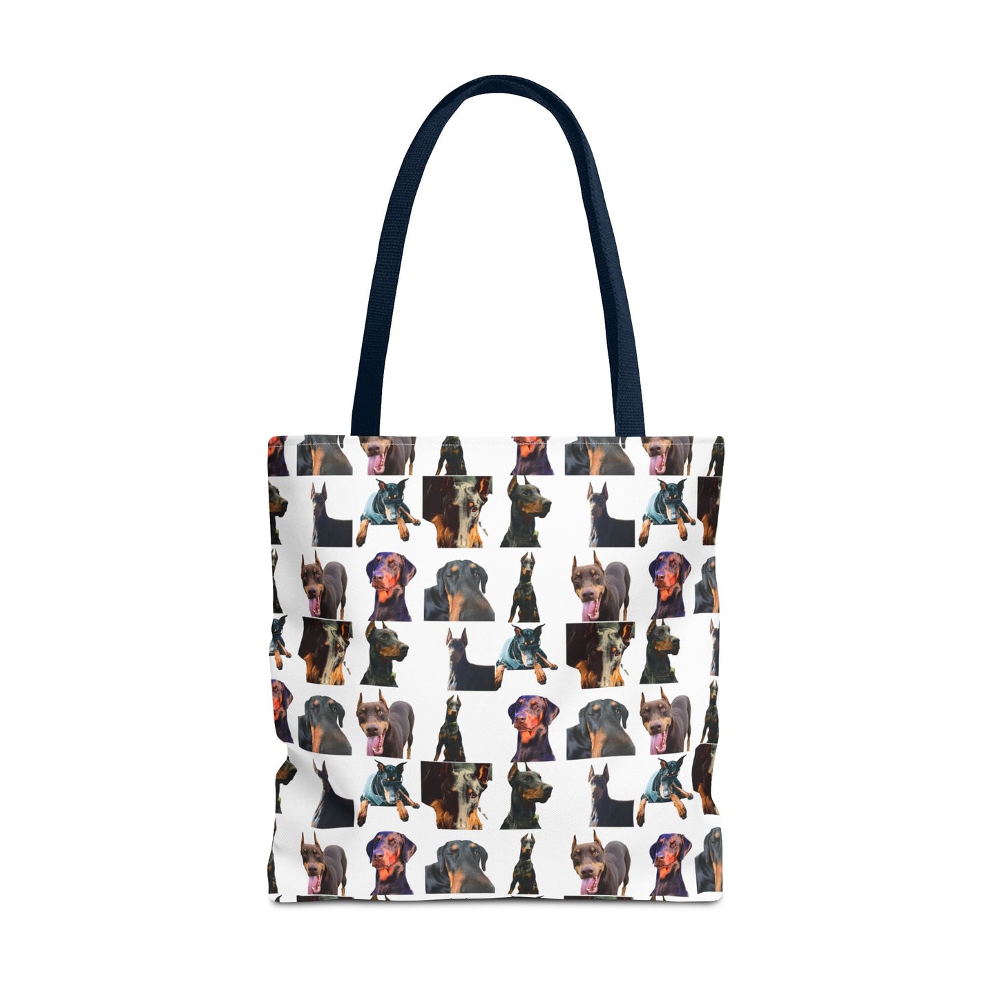 Edition 3 Doberman Model Pattern White Tote Bag
