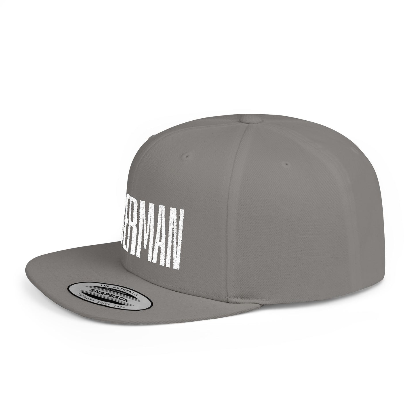 Doberman 2 Embroidered Flat Bill Snapback