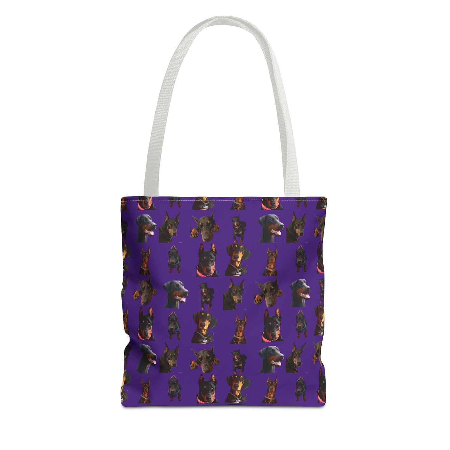 Edition 2 Doberman Model Pattern Purple Tote Bag