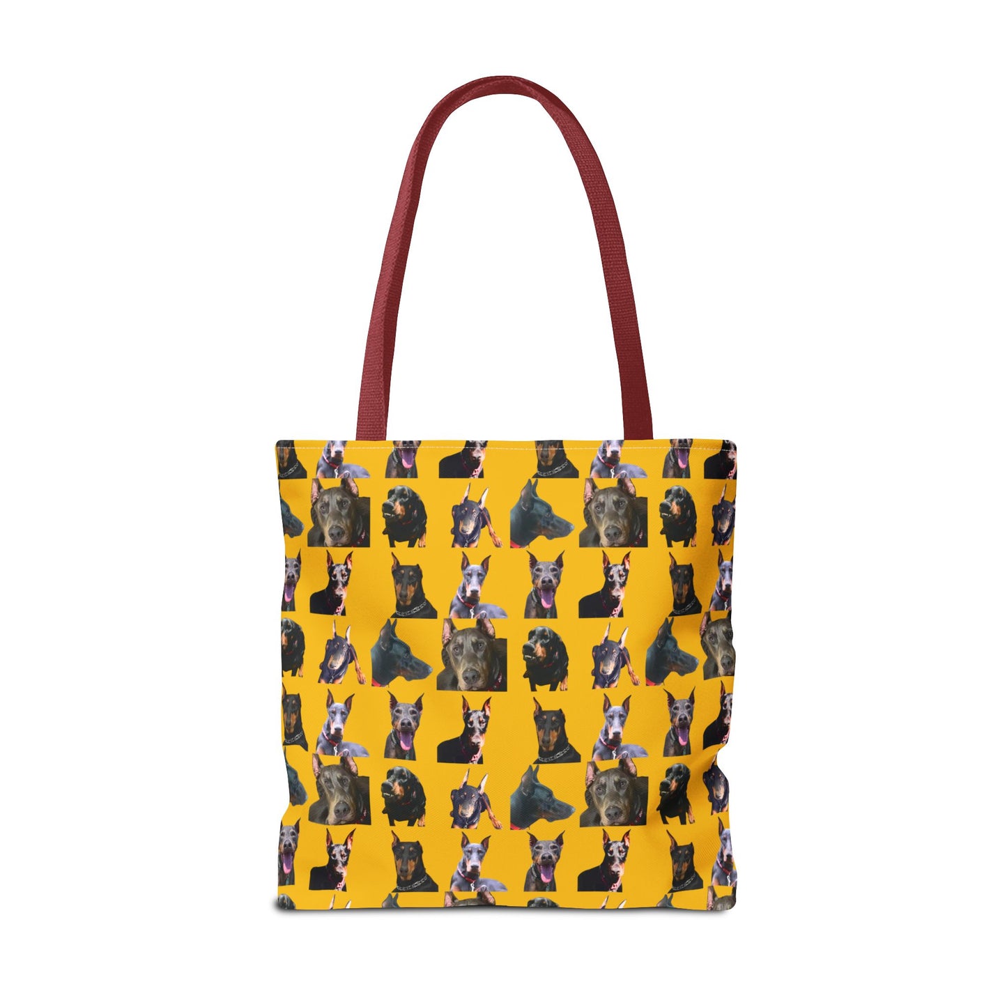Edition 11 Doberman Model Pattern Yellow Tote Bag
