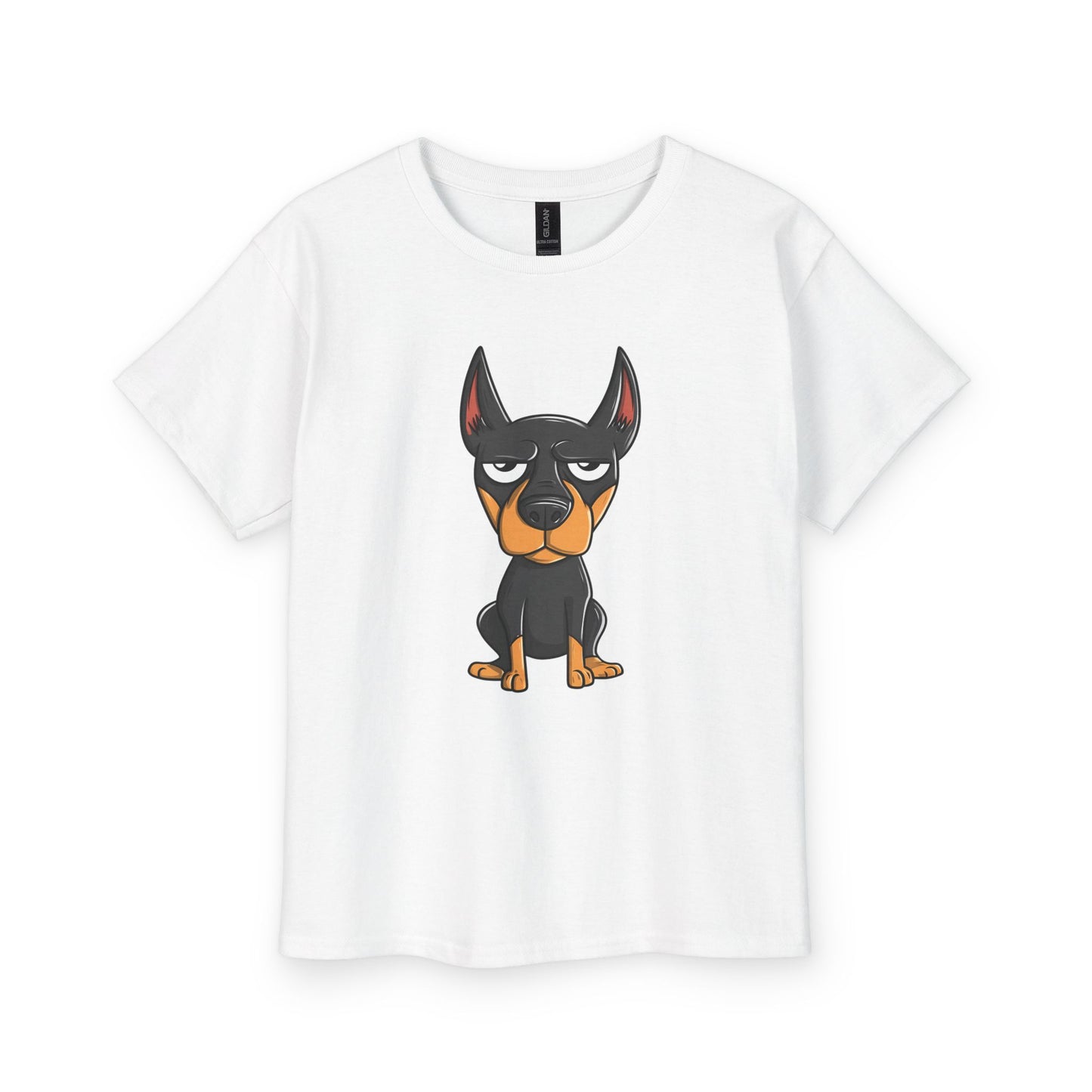 Kids Tee — Cute Doberman Puppy 5 Graphic