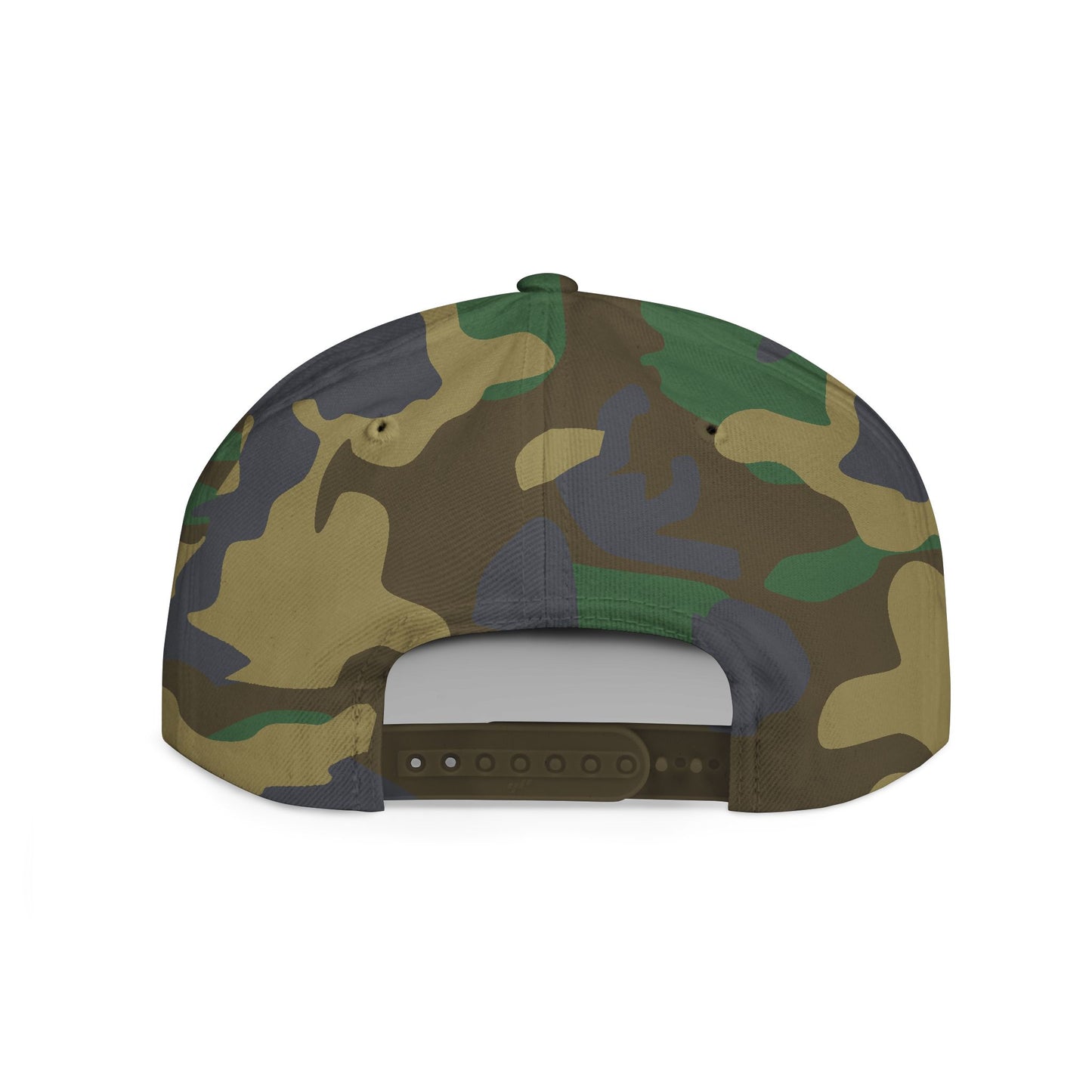 Rust 1 Embroidered Flat Bill Snapback