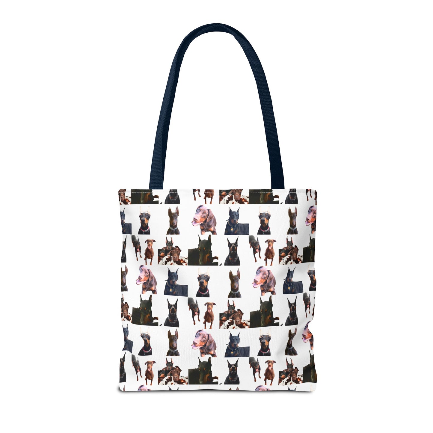 Edition 10 Doberman Model Pattern White Tote Bag