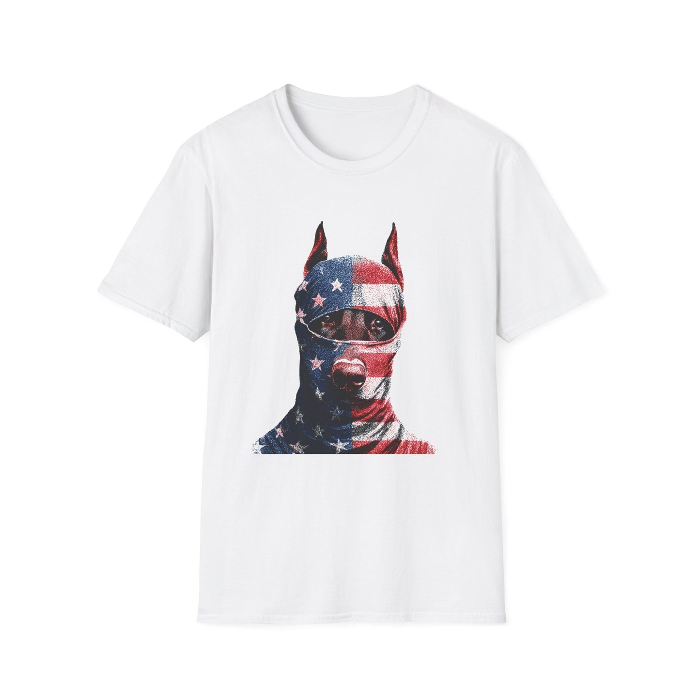 Doberman 2 Portrait T‑Shirt
