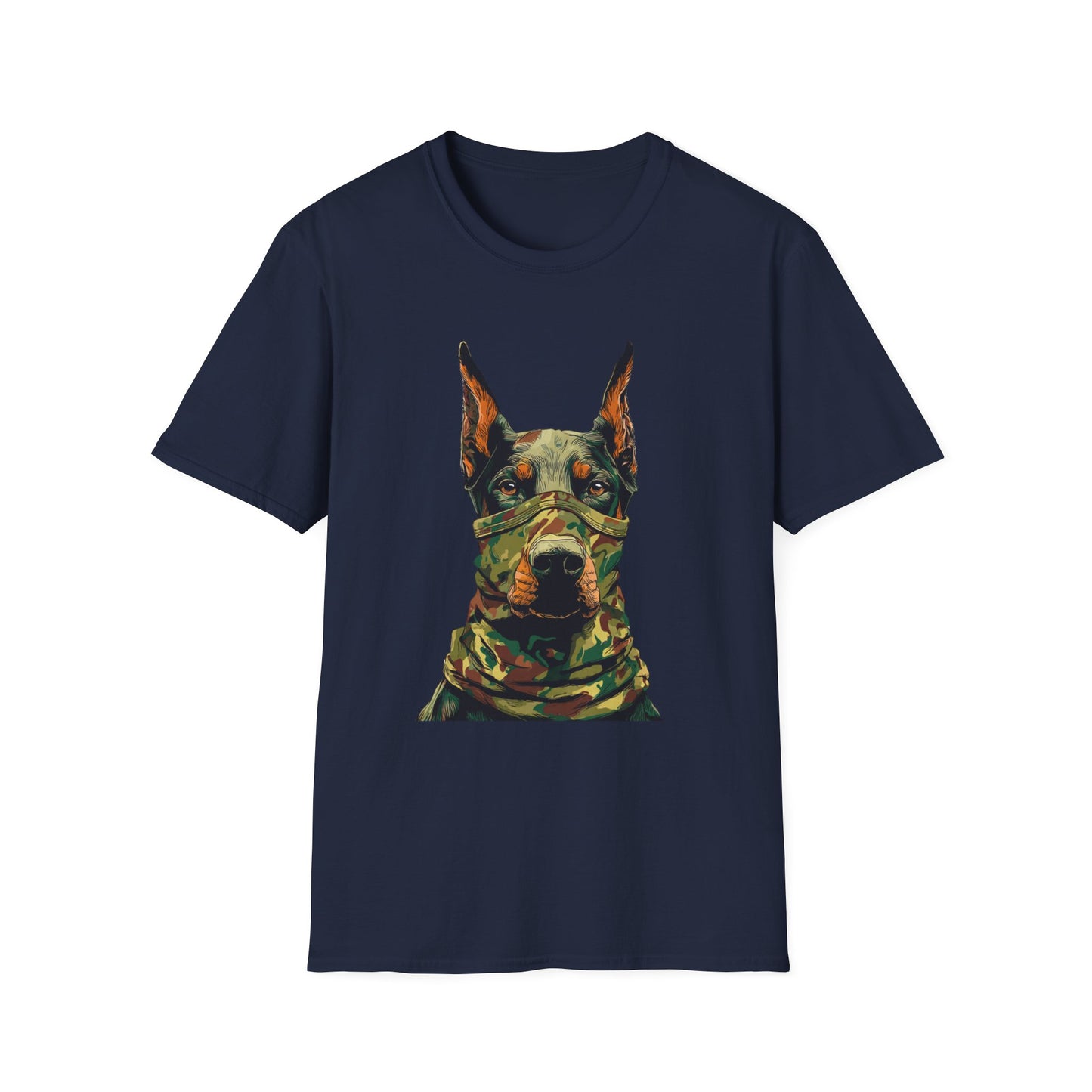 Doberman 4 Portrait T‑Shirt