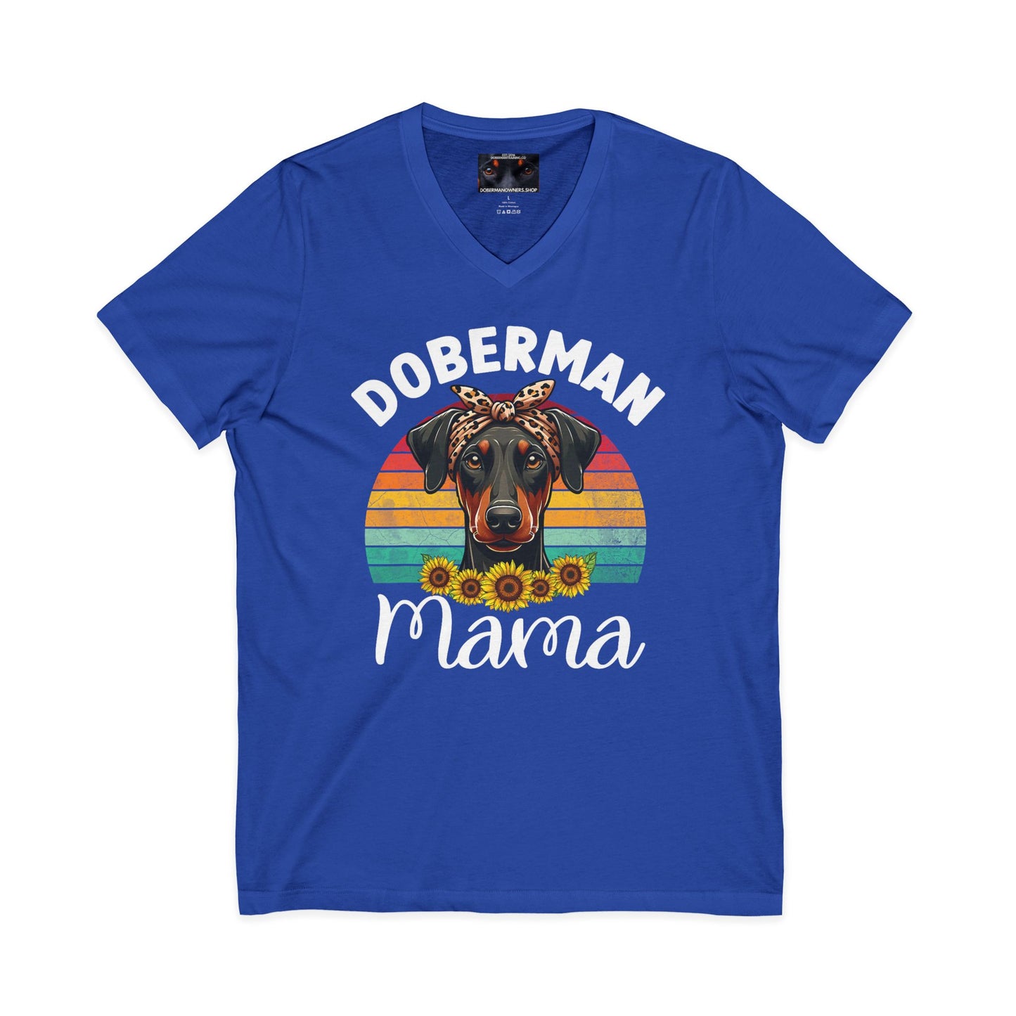 Mama 1 Private Label Unisex Jersey Short Sleeve V-Neck Tee