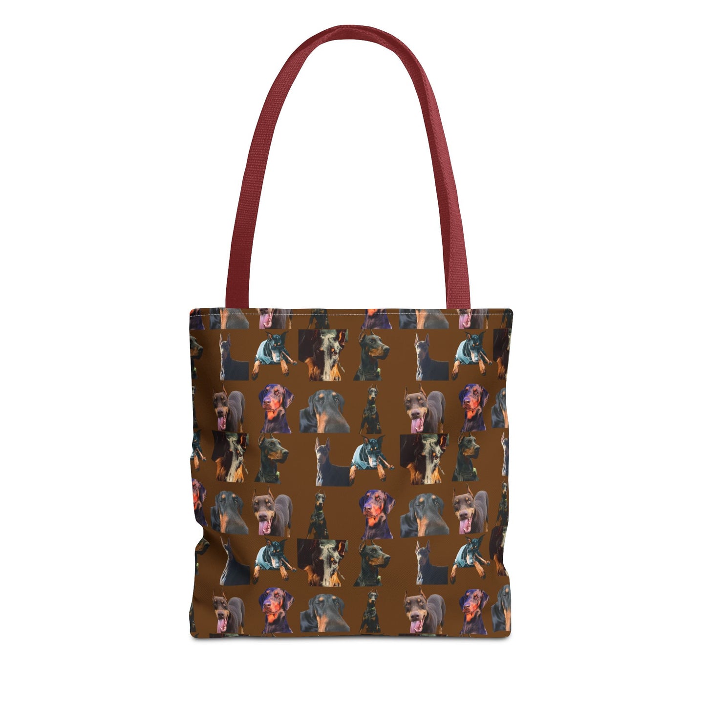 Edition 3 Doberman Model Pattern Brown Tote Bag
