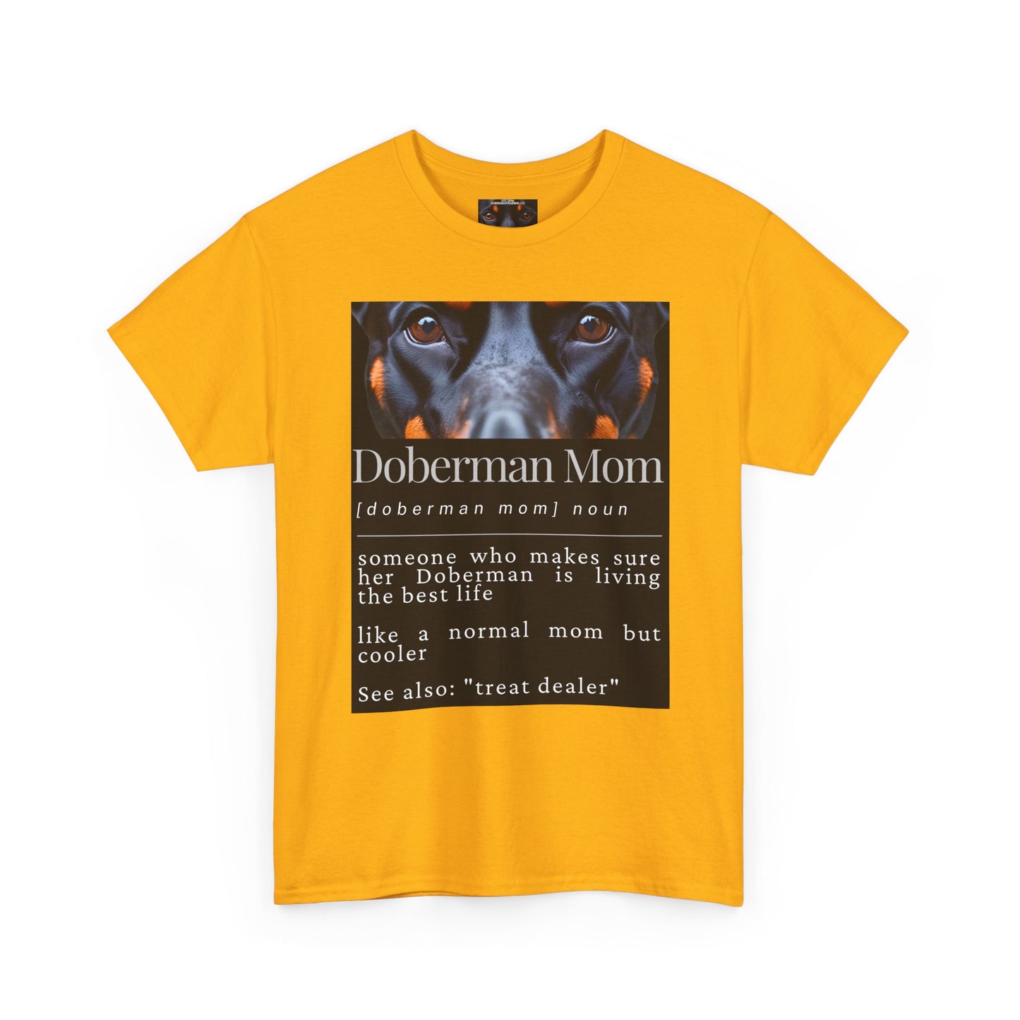 Doberman Mom S1 Private Lable Unisex Heavy Cotton Tee