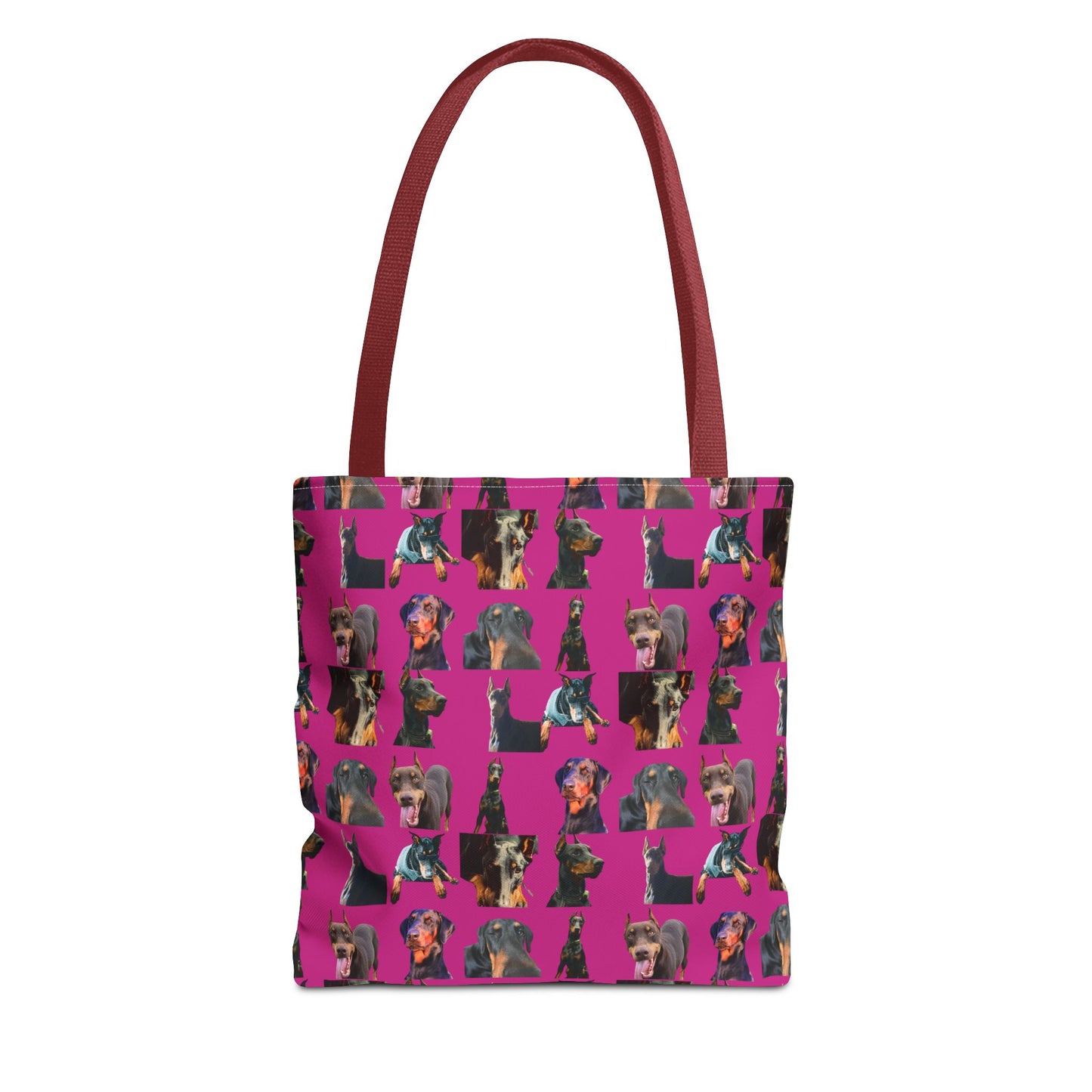 Edition 3 Doberman Model Pattern Pink Tote Bag