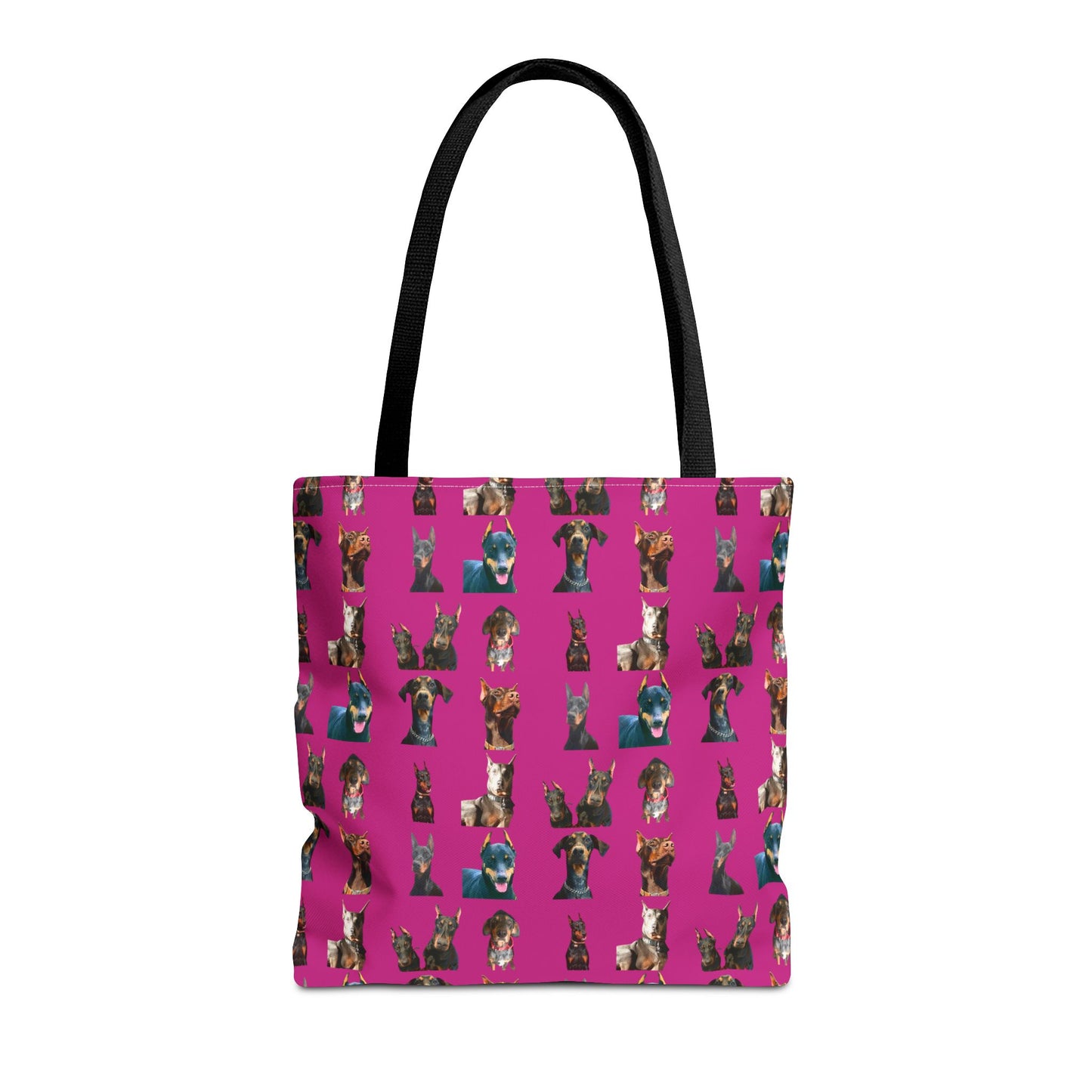Edition 4 Doberman Model Pattern Pink Tote Bag